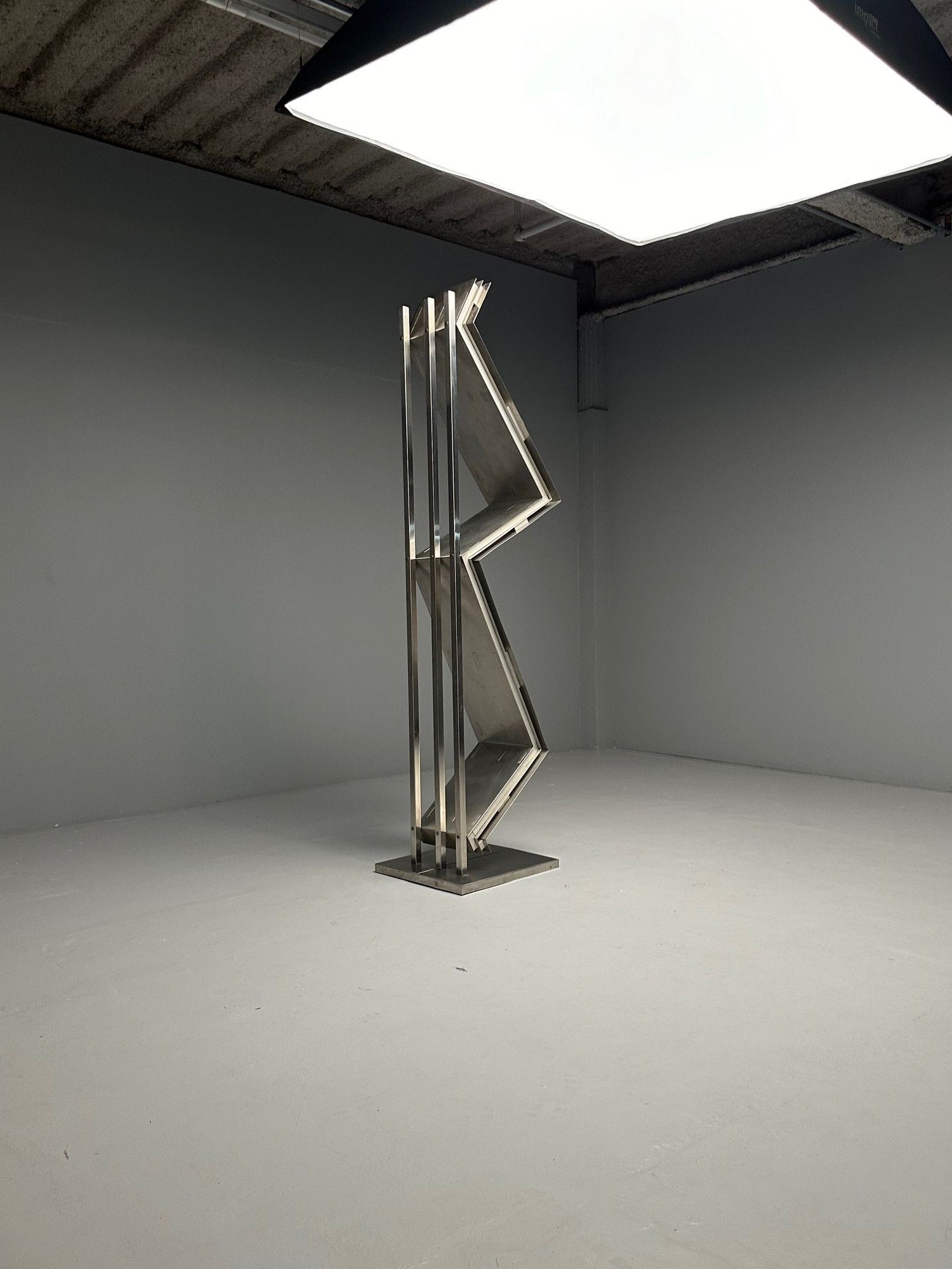 Salvatore Messina, Italian Mid-Century Modern, Abstract Sculpture, Steel, 1970s