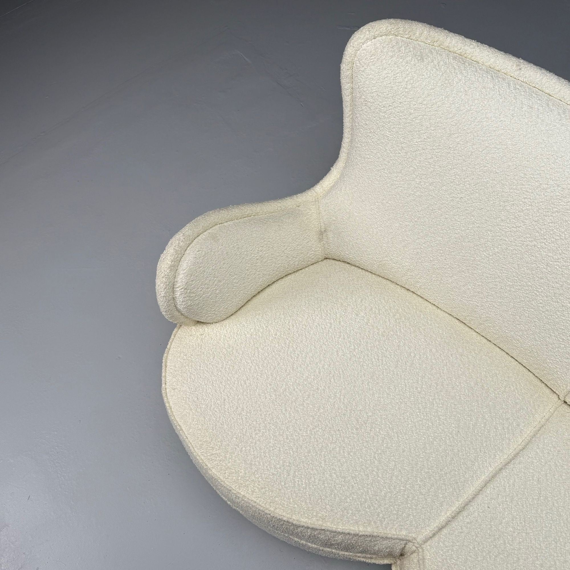 Osvaldo Borsani Attribution, Heart Sofa, Italian Mid-Century Modern, 1950s