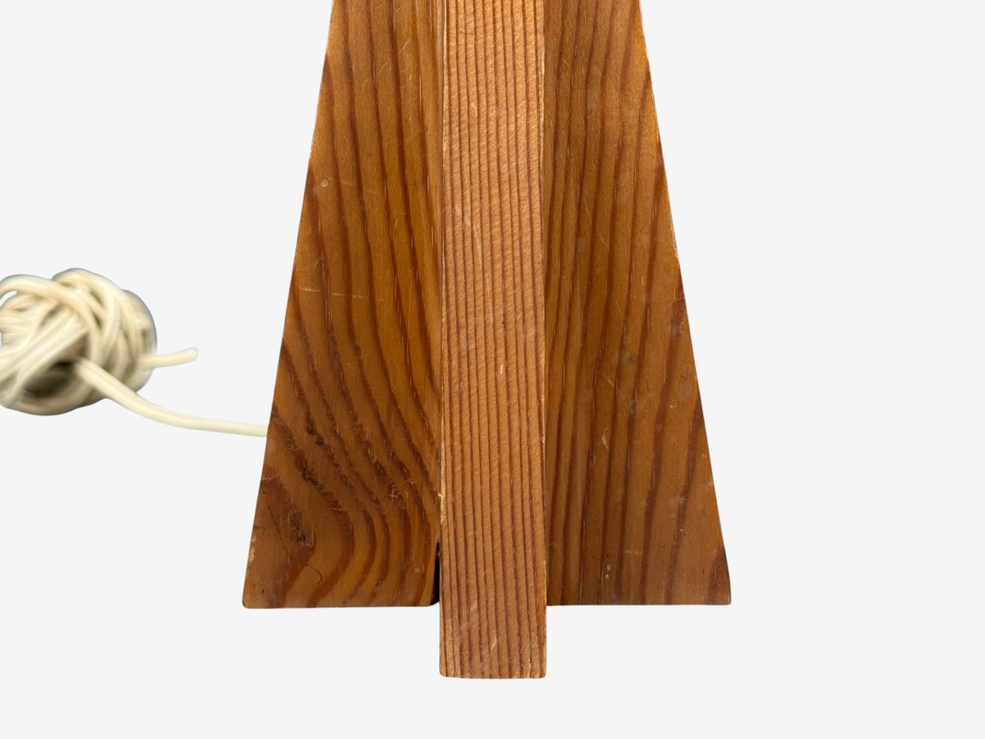 Swedish Modern, Pine, Table Lamp, Sweden, 1970s
