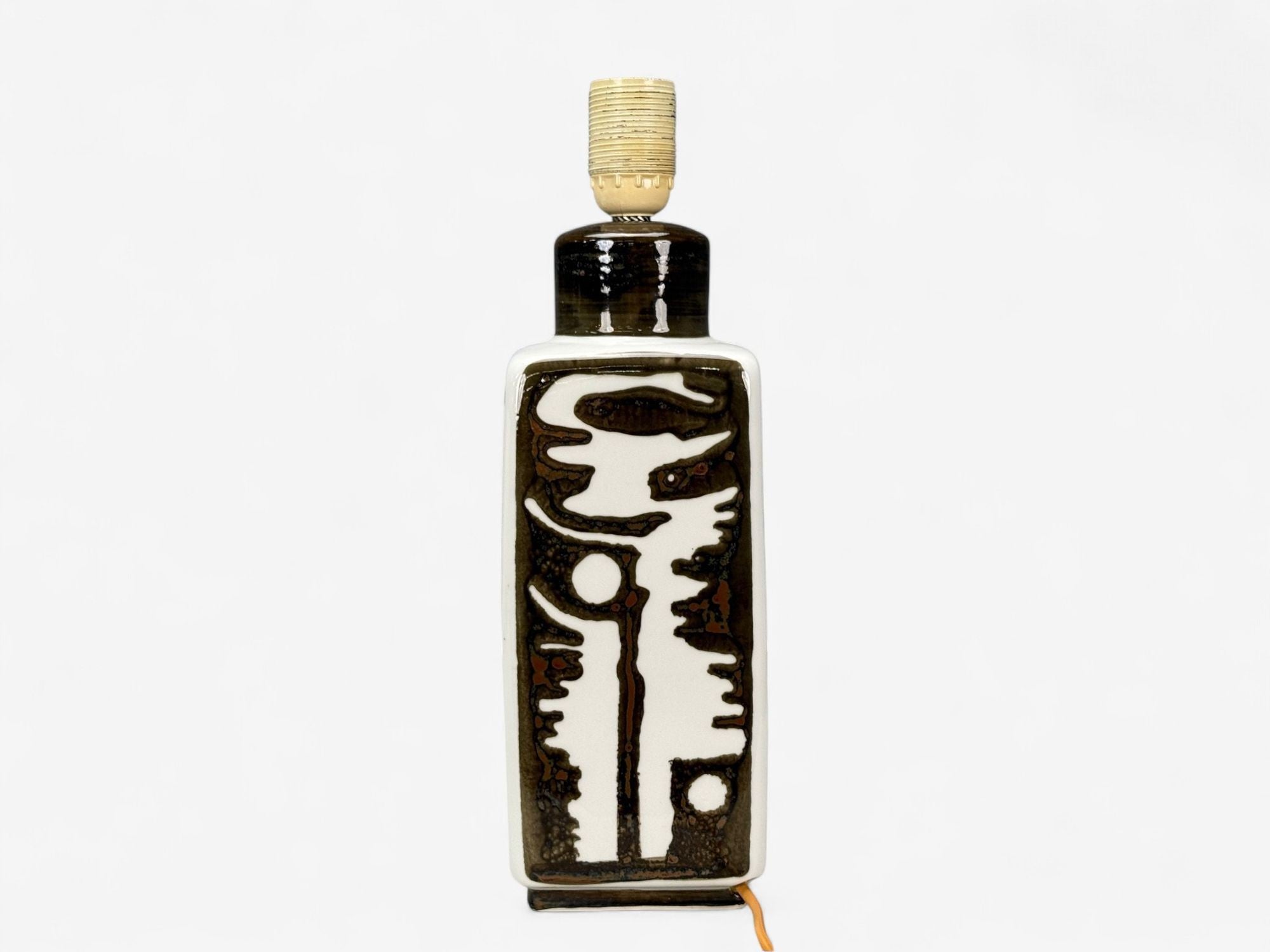 Carl-Harry Stalhane, Stoneware, Table Lamp, Sweden, 1960s