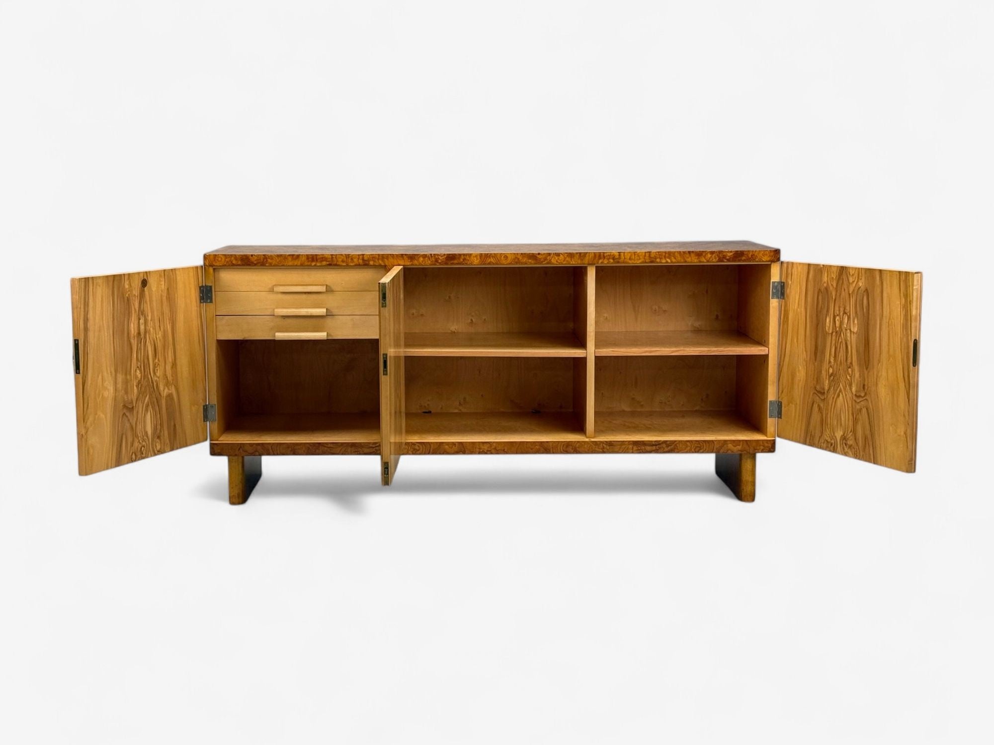 Axel Einar Hjorth, Nordiska Kompaniet, Root Wood, Rare Birka Sideboard, Sweden, 1937