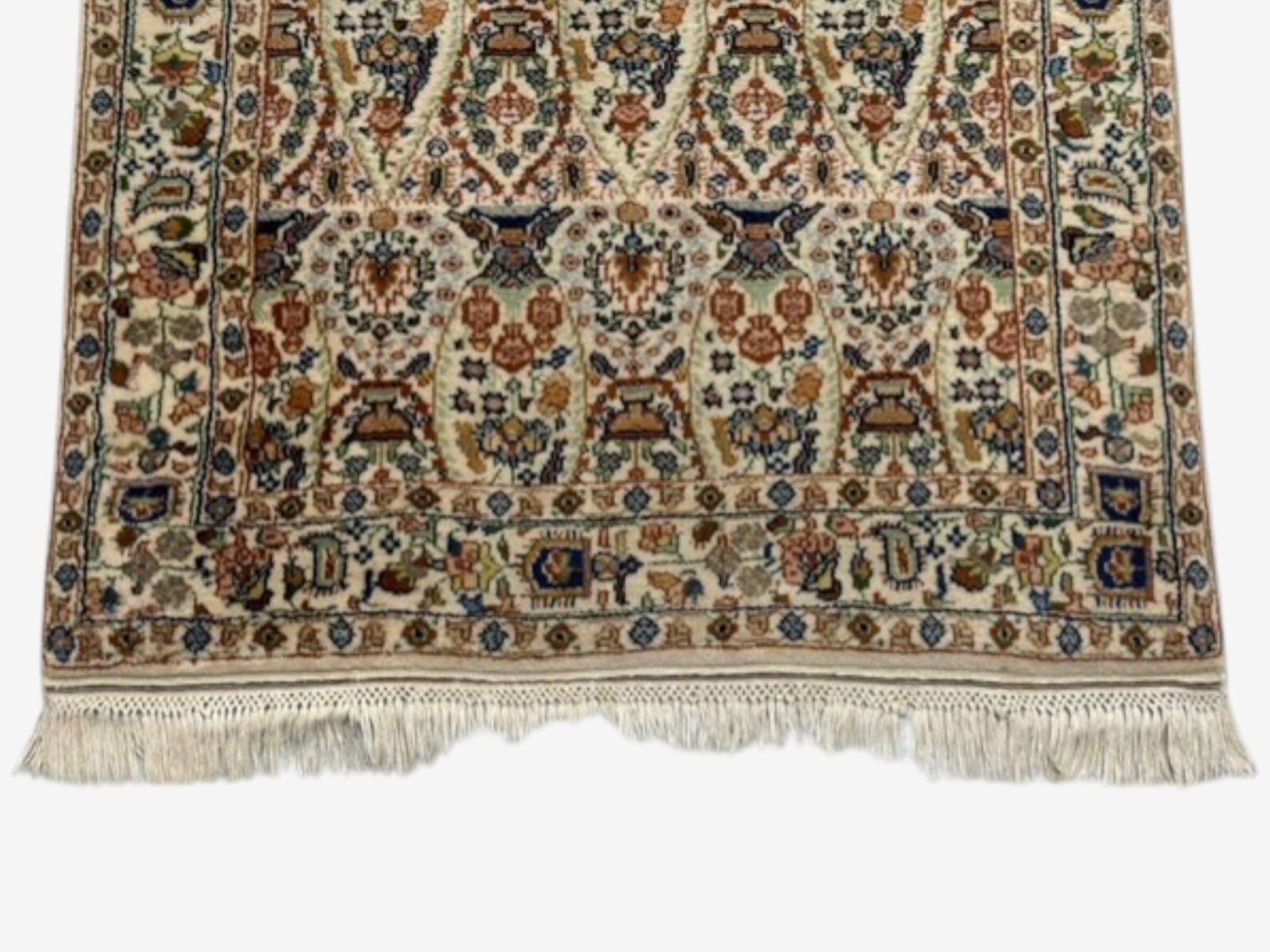 Traditional, Handwoven, Indian Wool Carpets, India, 1960s
