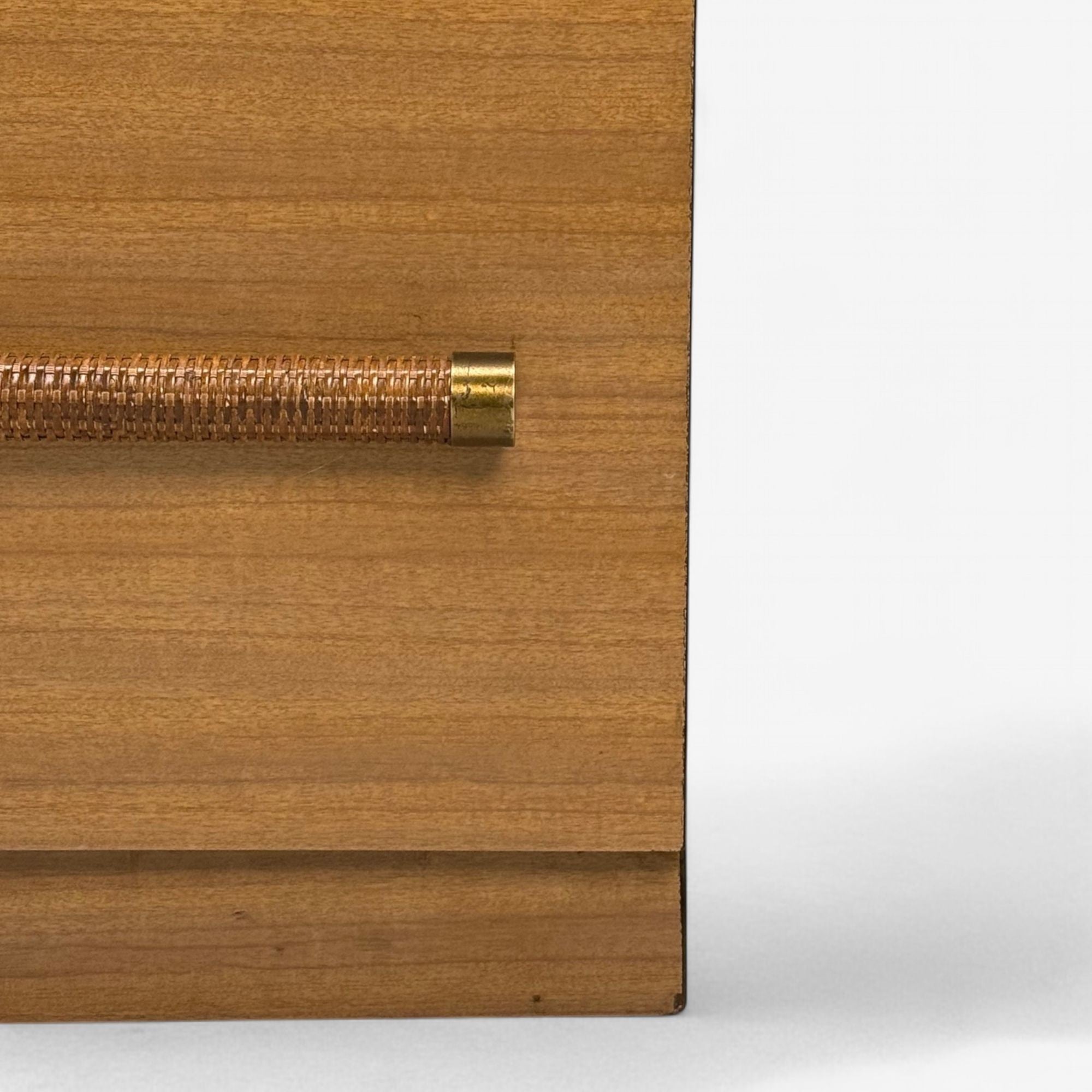 T.H. Robsjohn-Gibbings, Widdicomb, Mid-Century Modern, Desk, Cane, 1960s