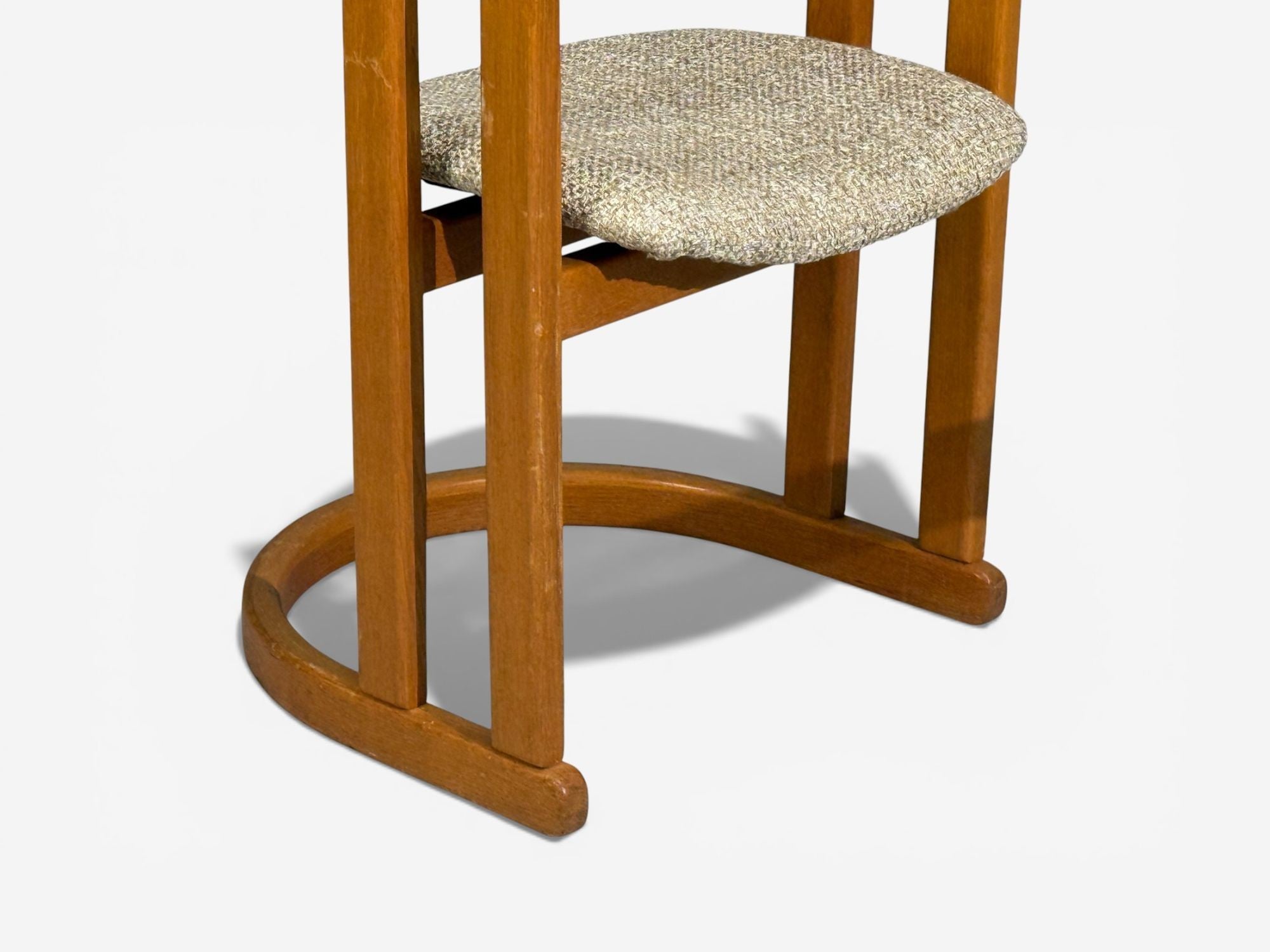 German Modern, Occasional Chairs, Tweed, Beech, Germany, 1960s