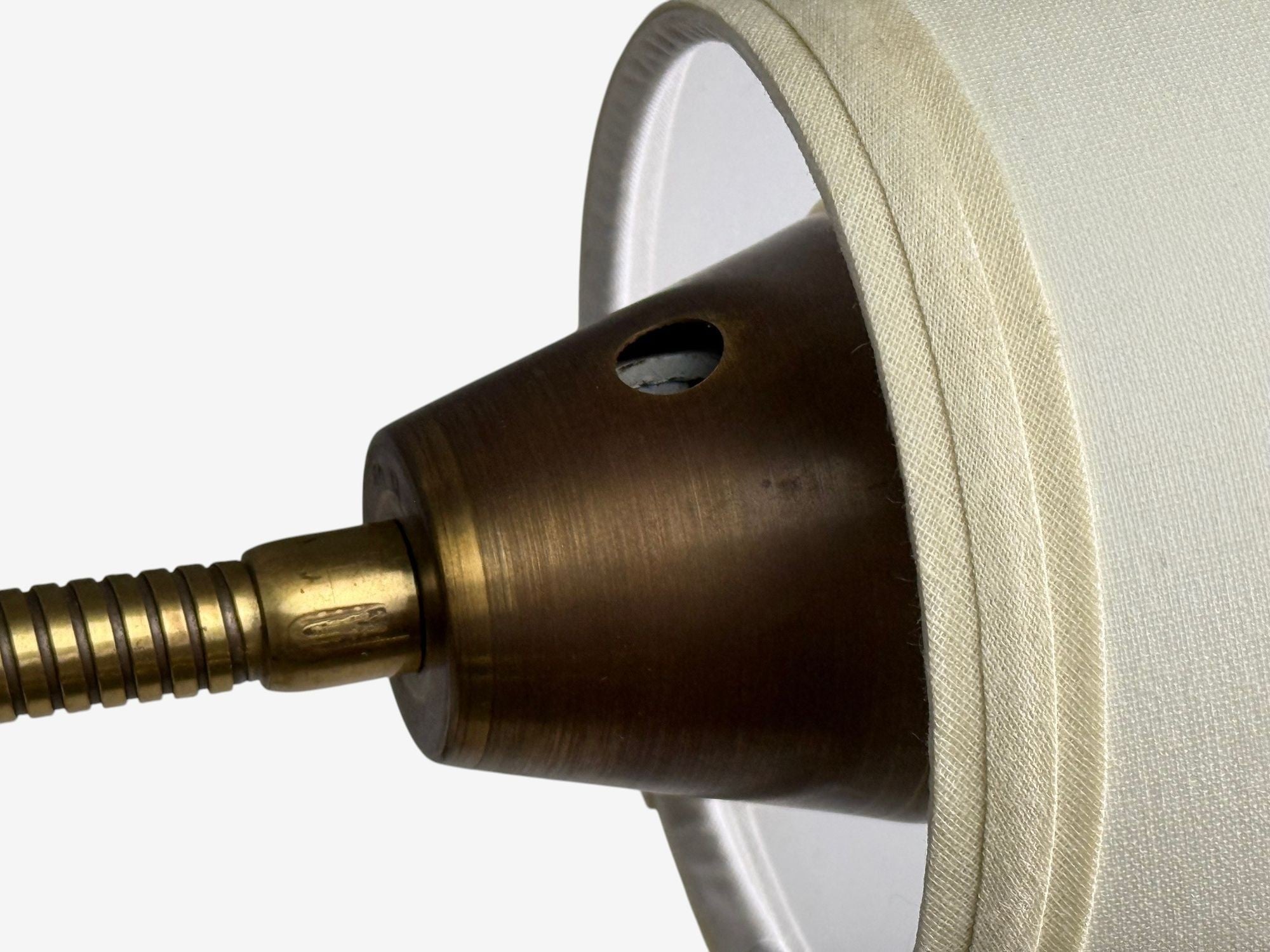 Swedish Modern, Adjustable Floor Lamp, Teak, Lacquered Metal, Sweden, 1960s