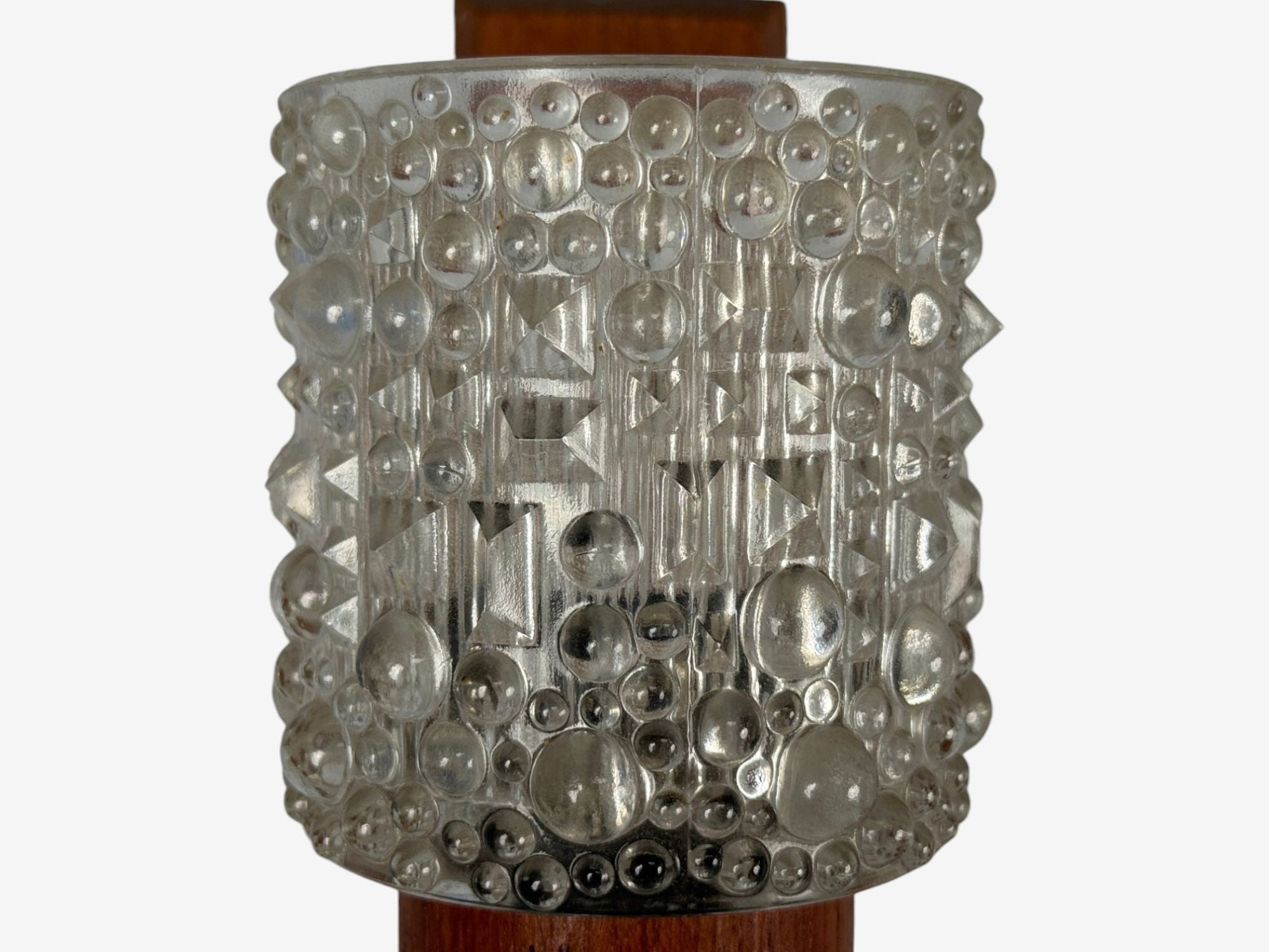 Danish Modern, Teak, Brass, Glass, Wall Lights, Denmark, 1960s
