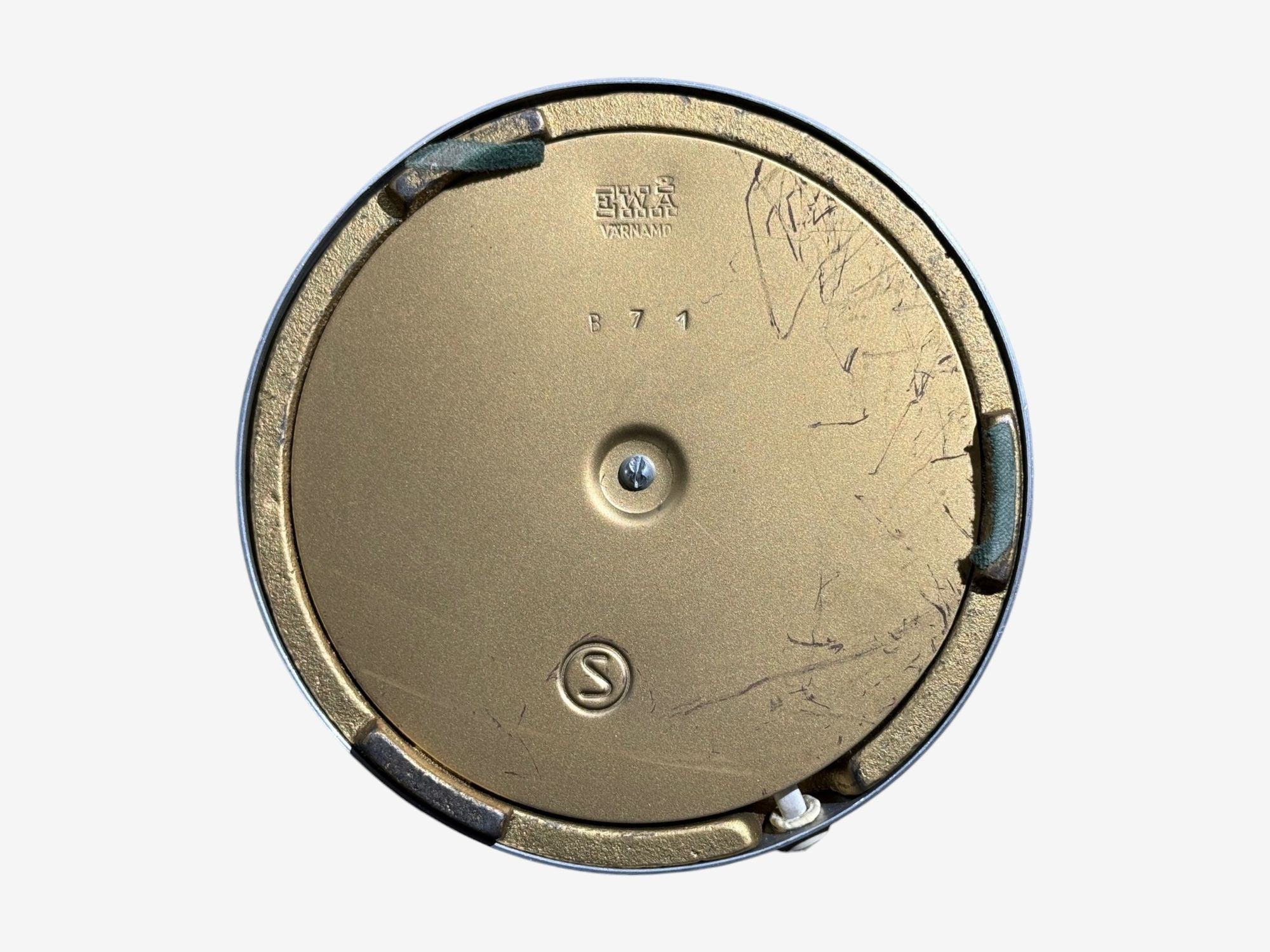 Ewå Värnamo, Adjustable Desk Lamp, Brass, Metal, Sweden, 1980s