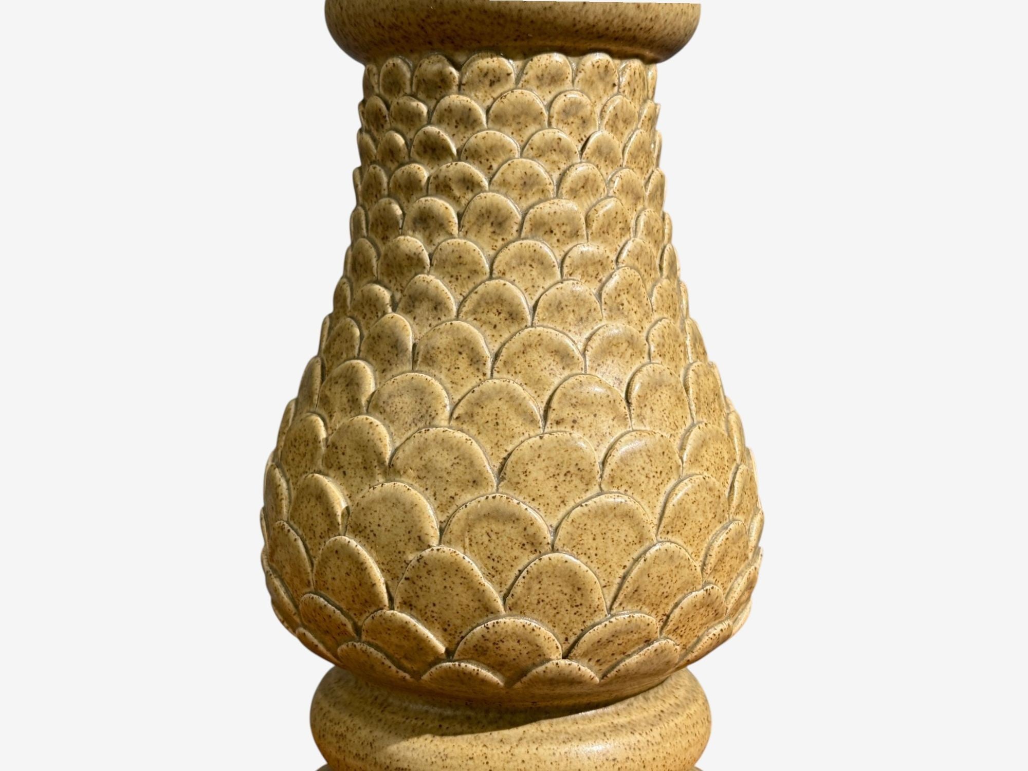 Kaisa Essén, Table Lamps, Beige Stoneware, Sweden, 1980s