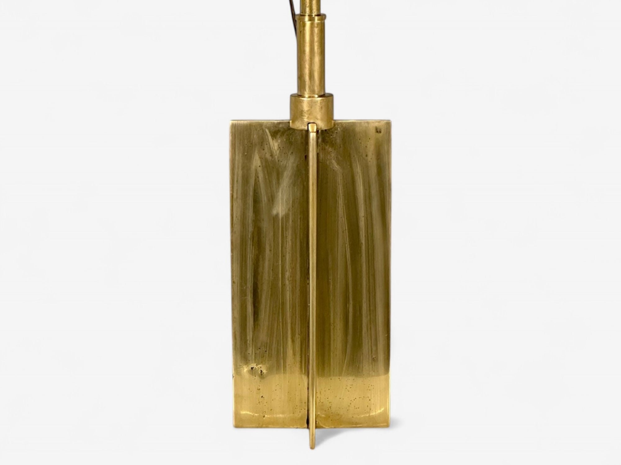 Jean Michel Frank Style, Mid-Century Modern, Bronze, Table Lamps, 1970s