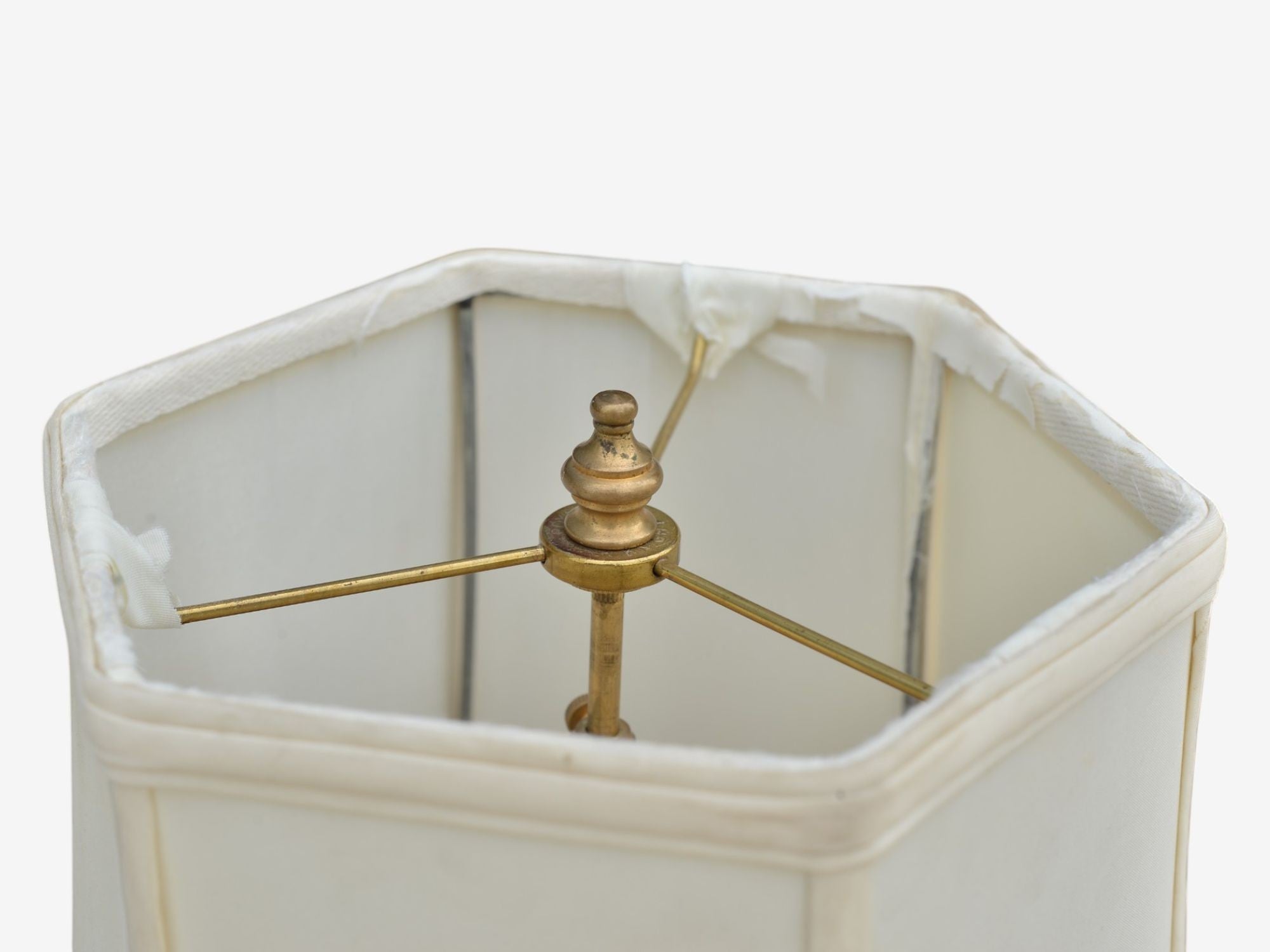 Hollywood Regency Style, Gilt Metal, Rock Crystal, Table Lamps, France, 1940s