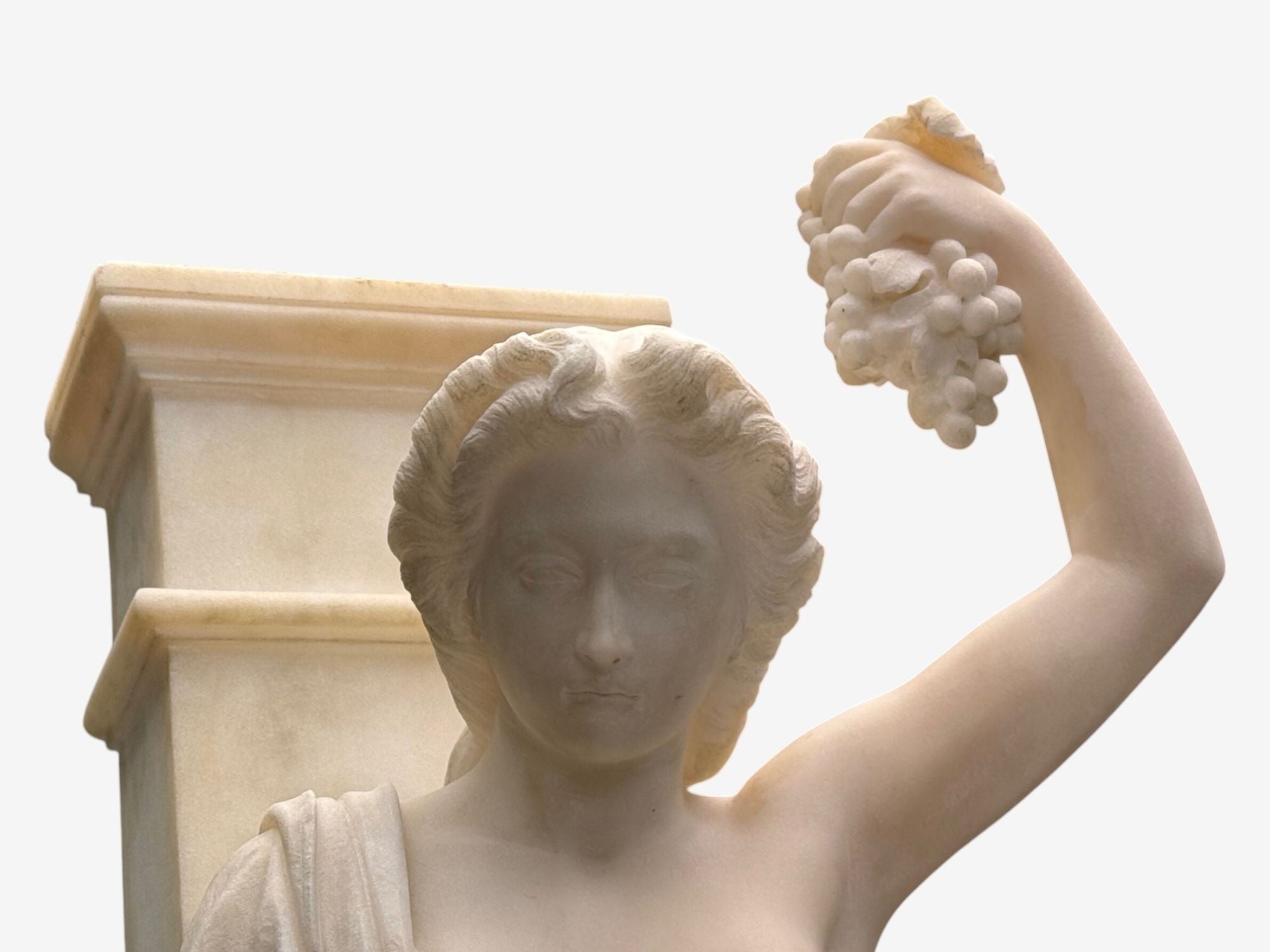 Neoclassical, Mother and Children, Marble Sculptures, Italy, 1920s