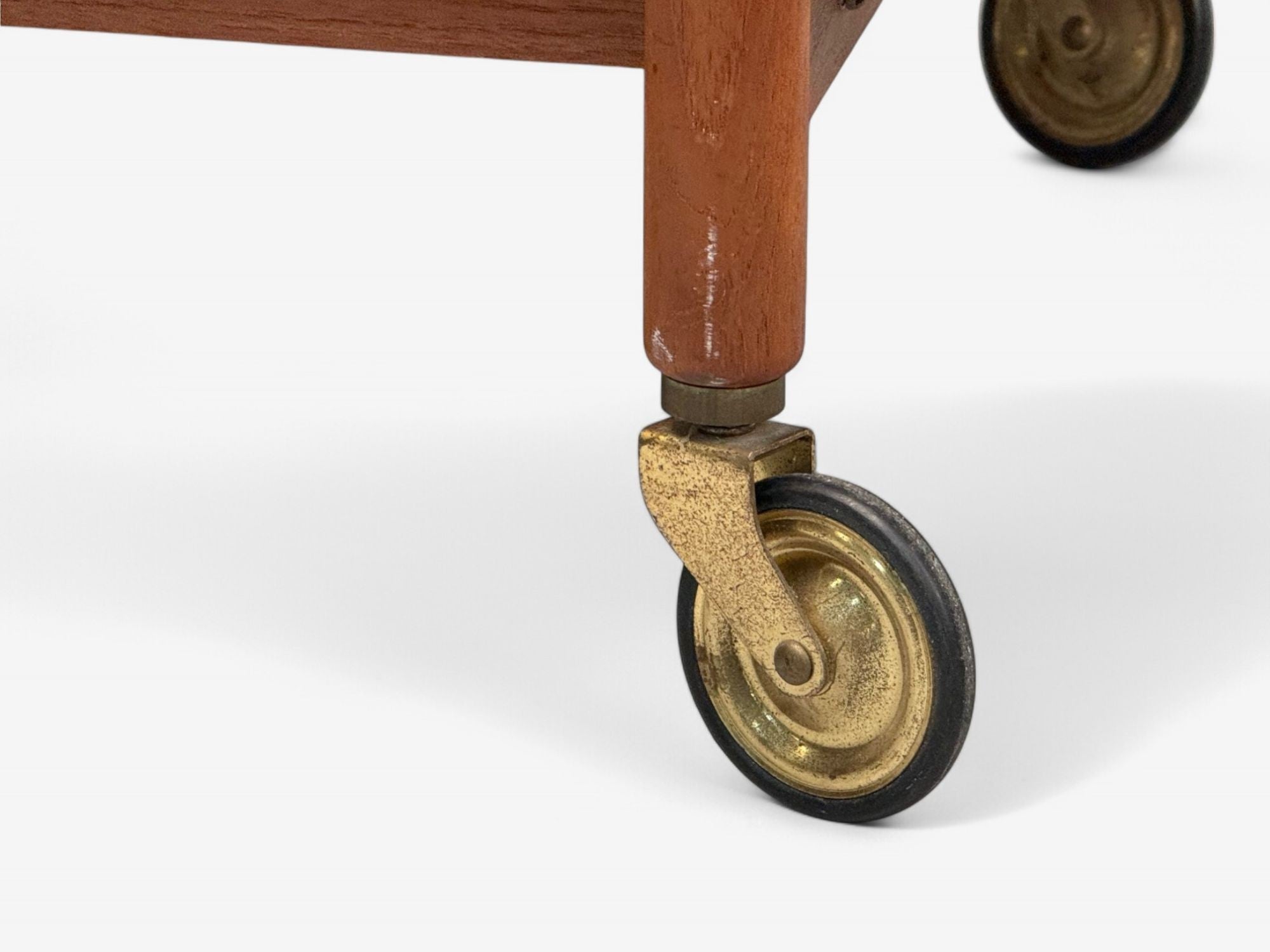 Poul Hundevad, Danish Modern, Teak, Expandable Bar Carts, Denmark, 1950s