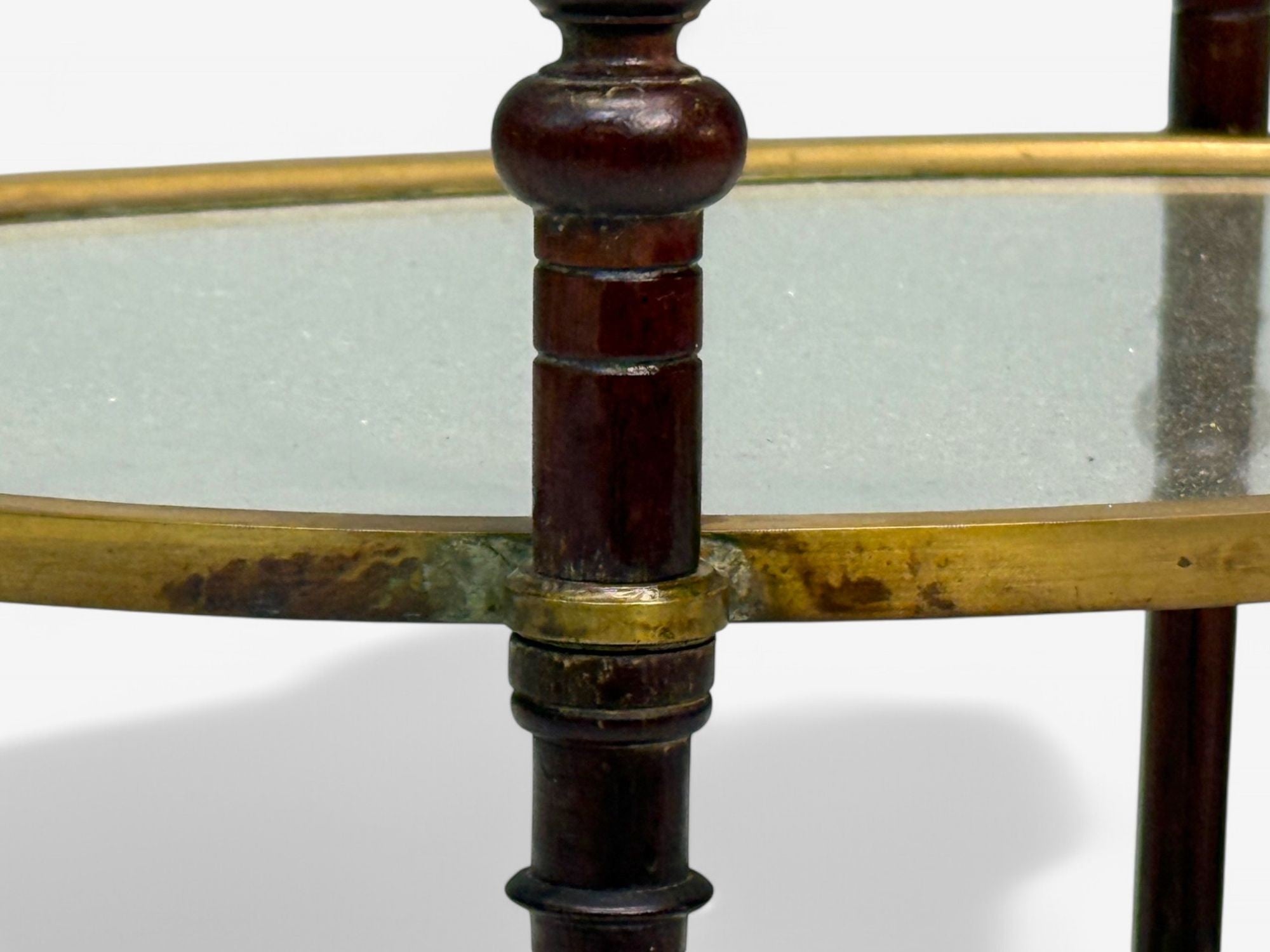 Maison Baguès Style, Hollywood Regency, Bronze, Small Étagère, France, 1940s