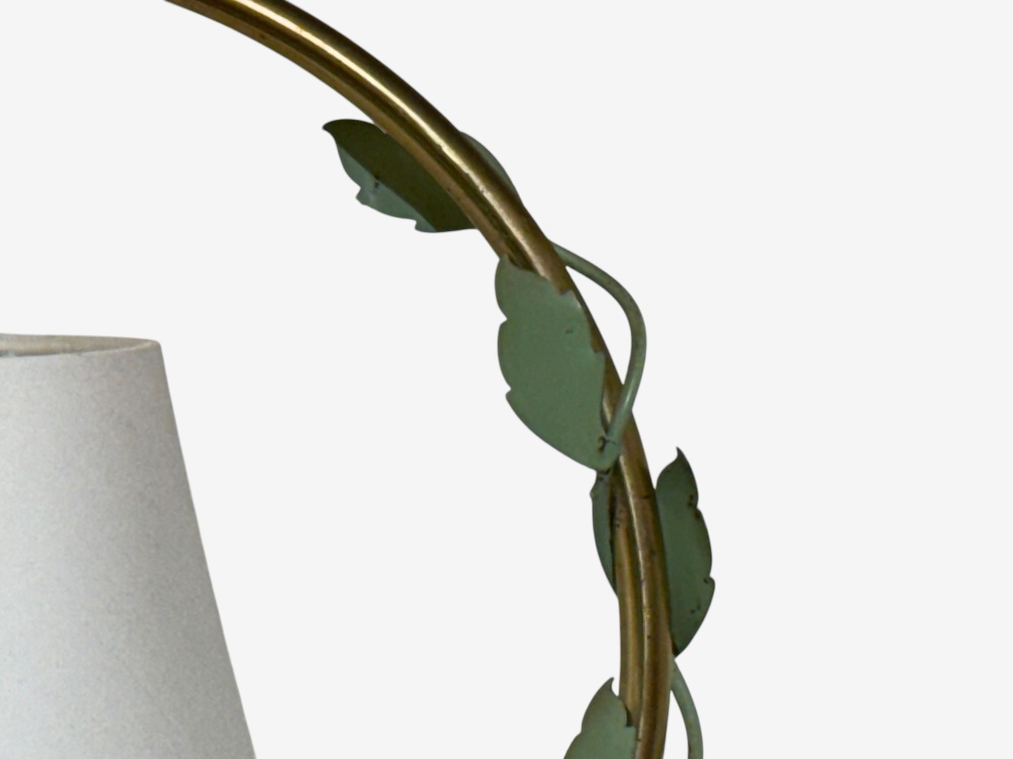 Nybro Armaturfabrik, Swedish Modern, Brass, Metal, Pendant Light, Sweden, 1950s