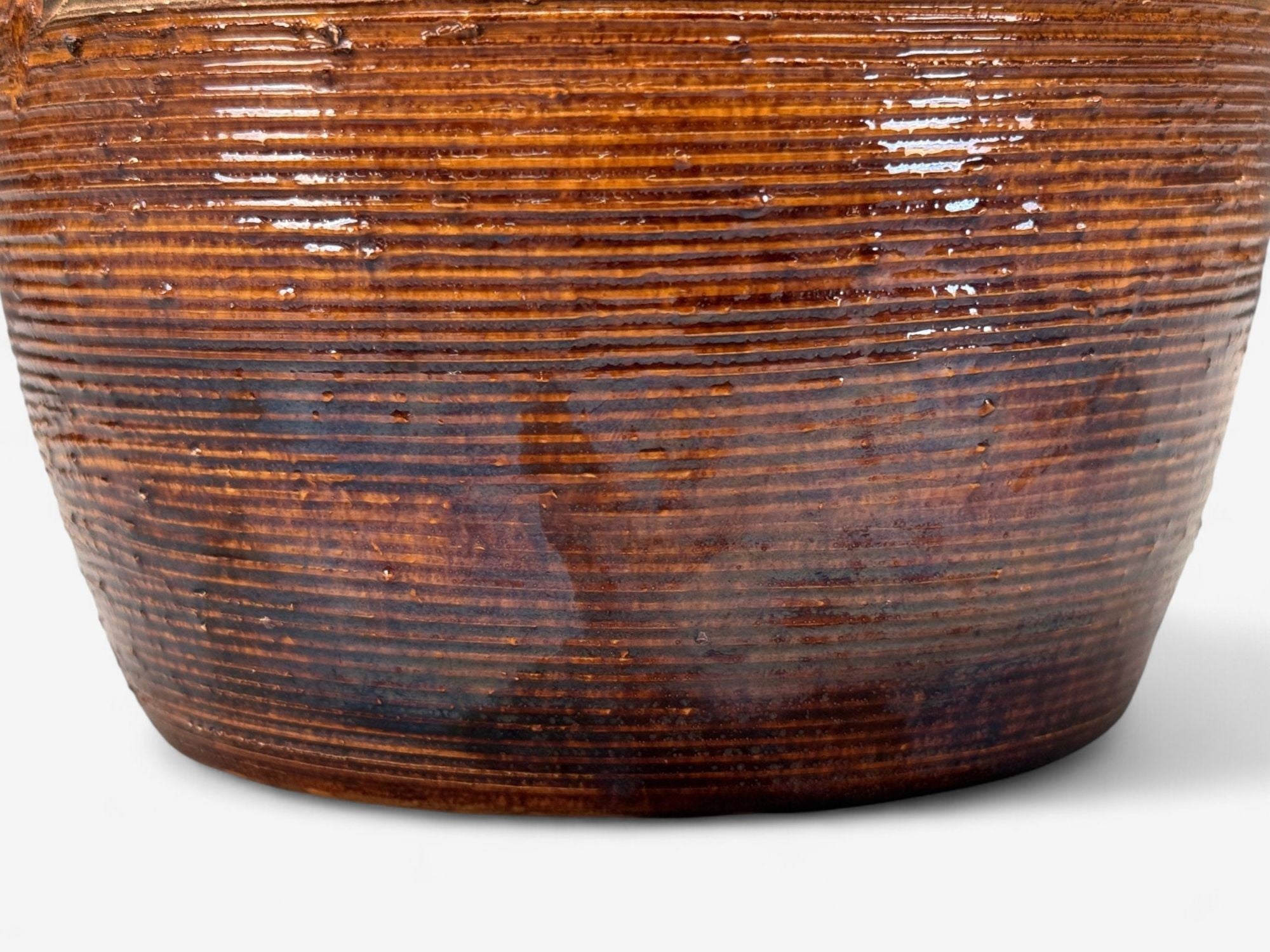 Julie Keramik, Danish Modern, Brown Ceramic, Table Lamp, Denmark, 1960s