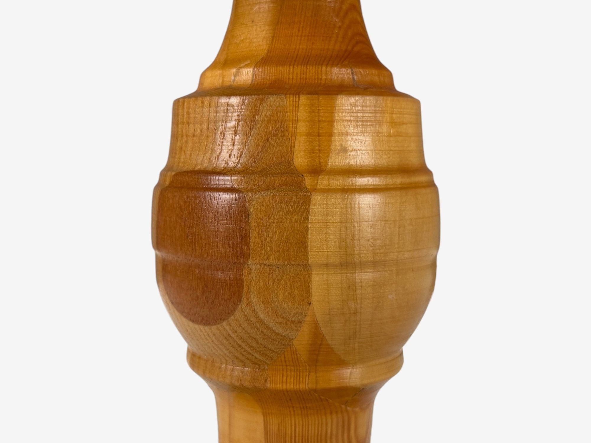 Swedish Modern, Pine, Table Lamp, Sweden, 1960s