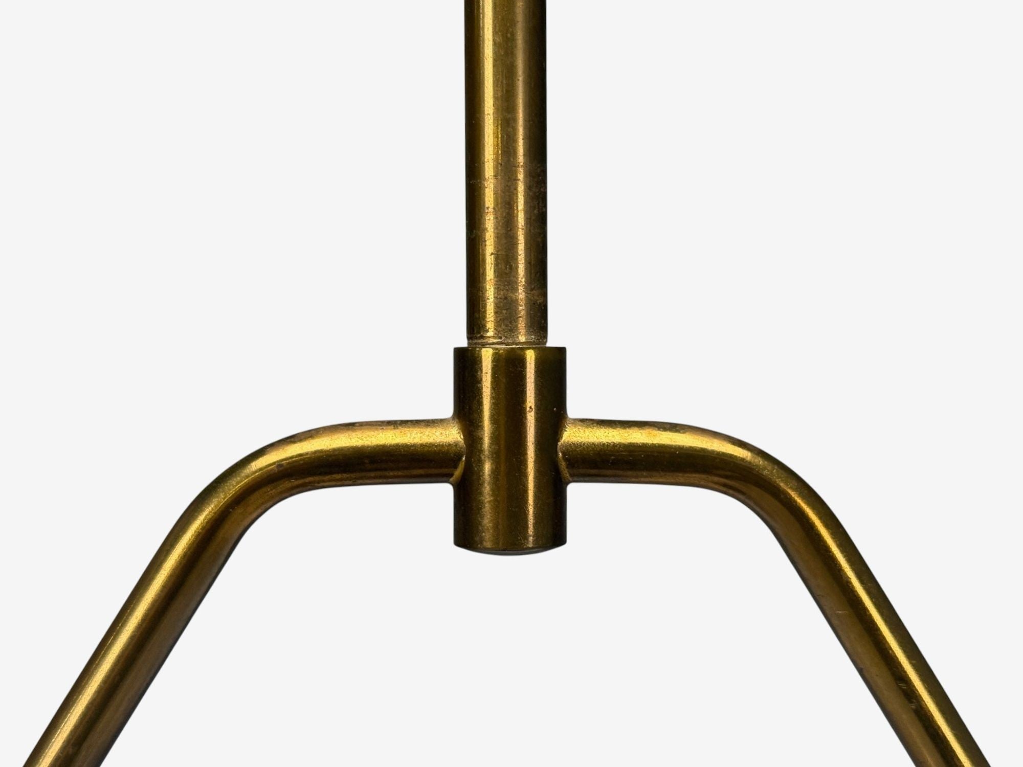Danish Modern, Brass, Glass, Pendant Light, Denmark, 1960s