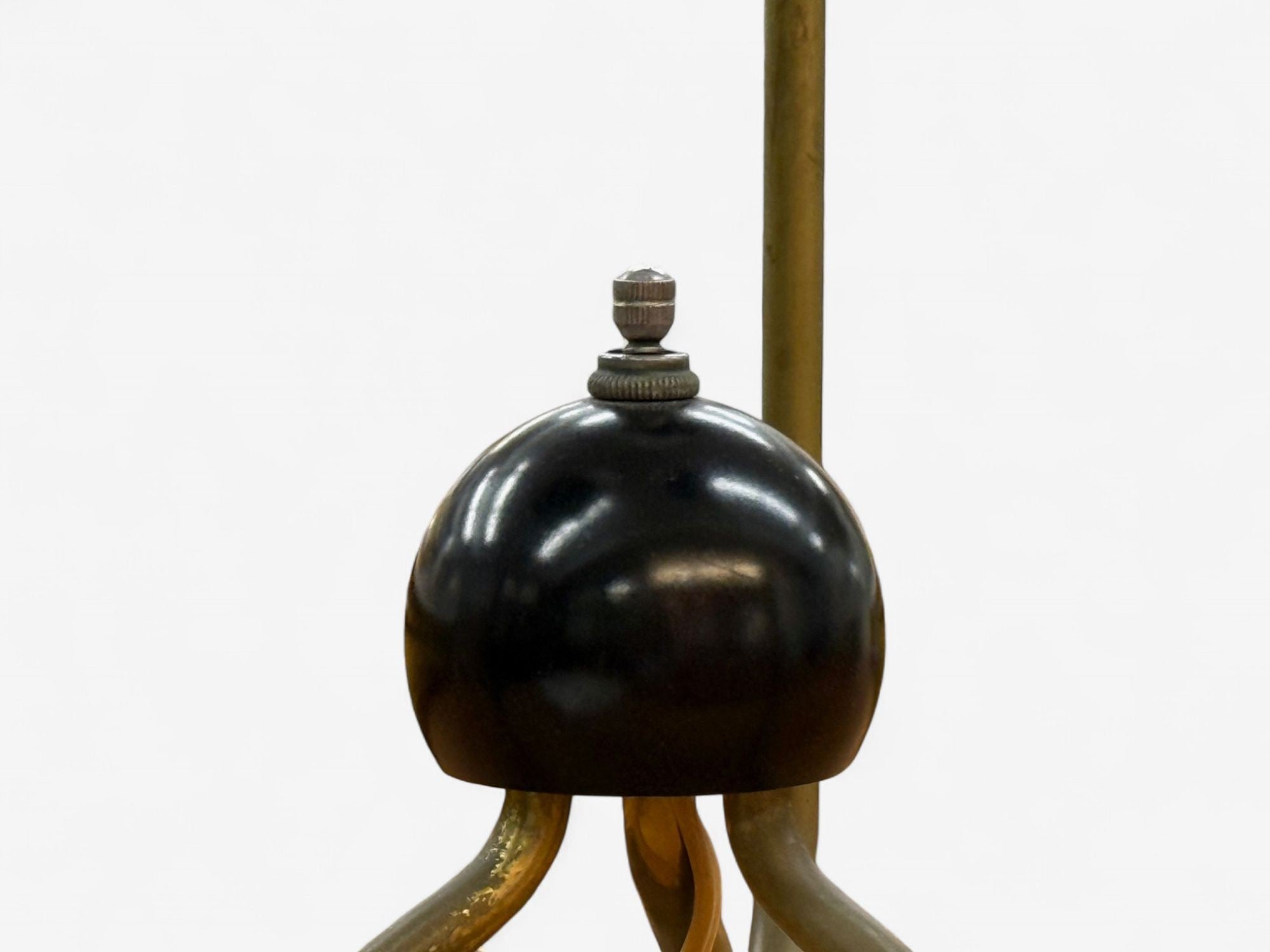 Kurt Versen , Mid-Century Modern, Brass, Table Lamps, USA, 1960s