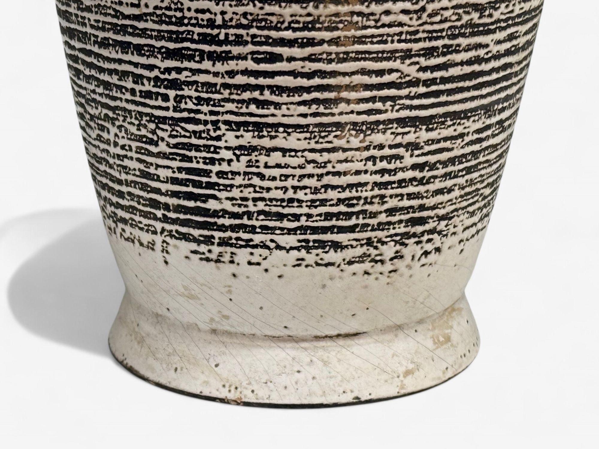 Keramos, French Modern, Glazed Ceramic, Table Lamp, France, 1940s