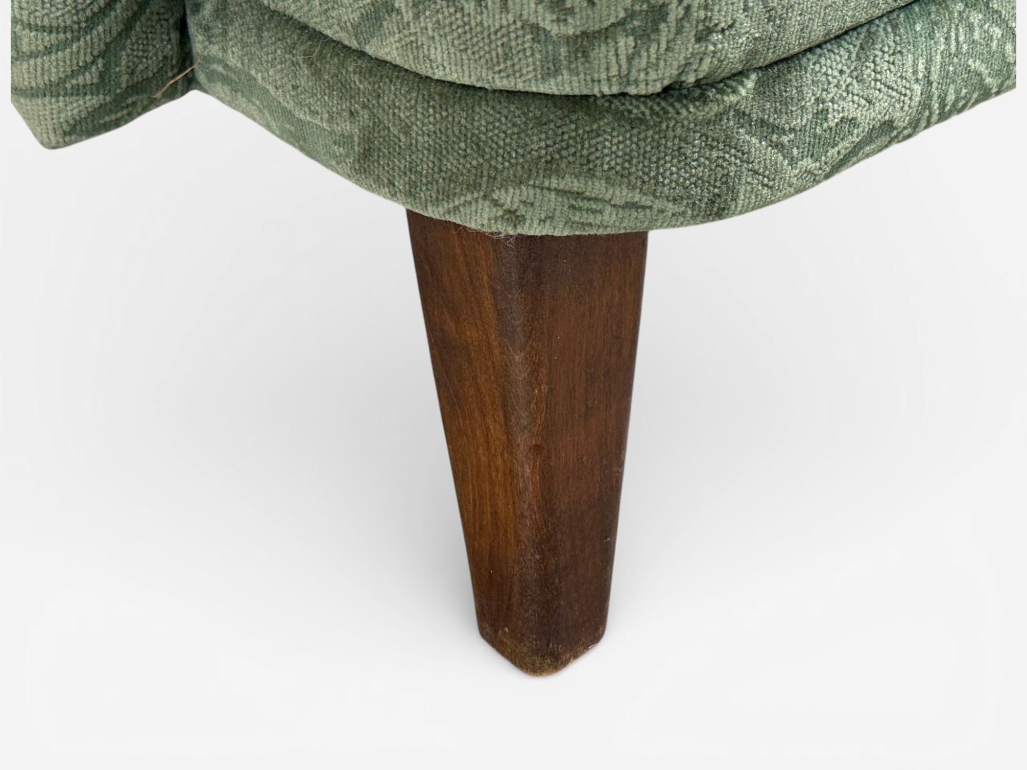 Ilmari Lappalainen, Lounge Chairs, Beech, Green Fabric, Finland, 1950s