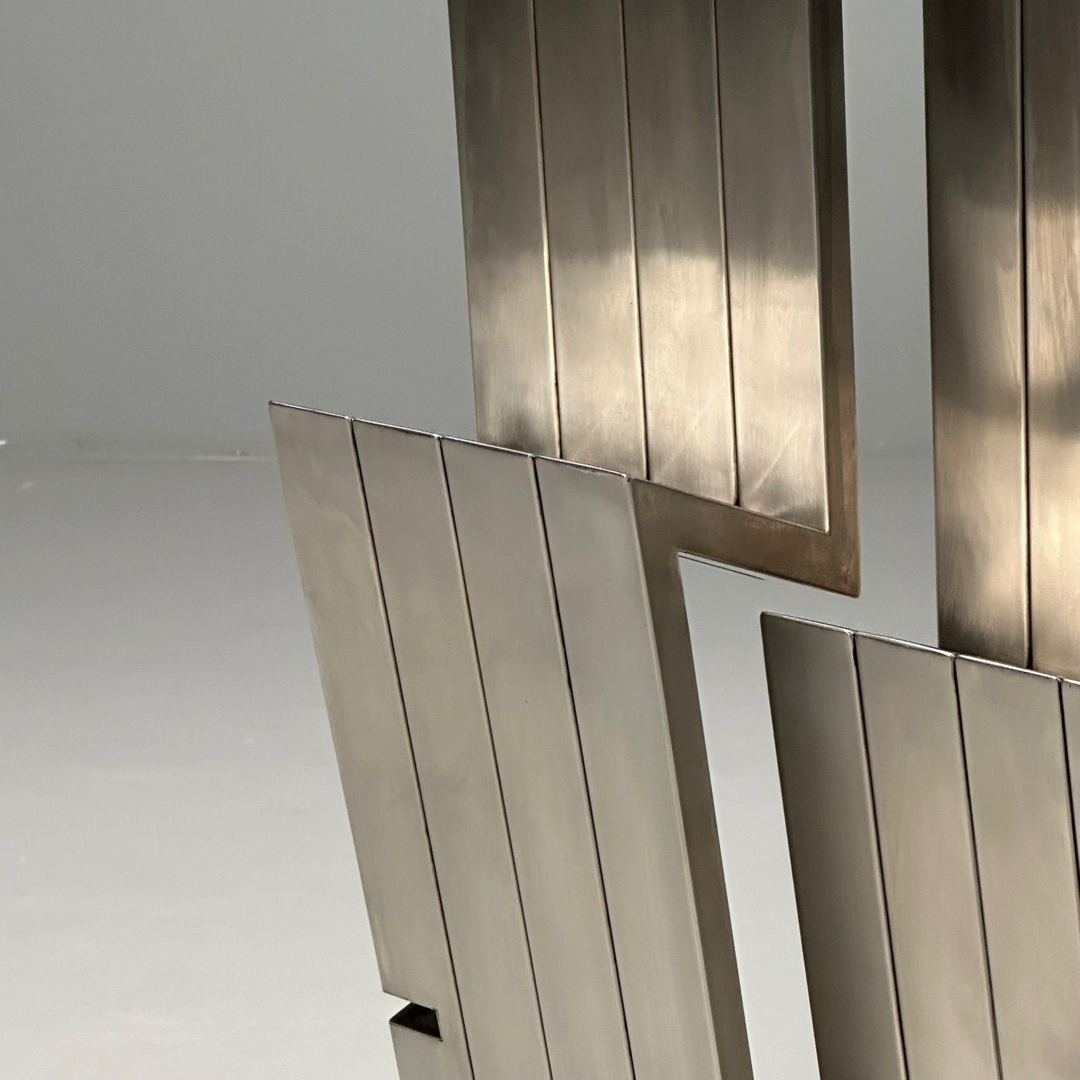 Salvatore Messina, Italian Mid-Century Modern, Abstract Sculpture, Steel, 1970s