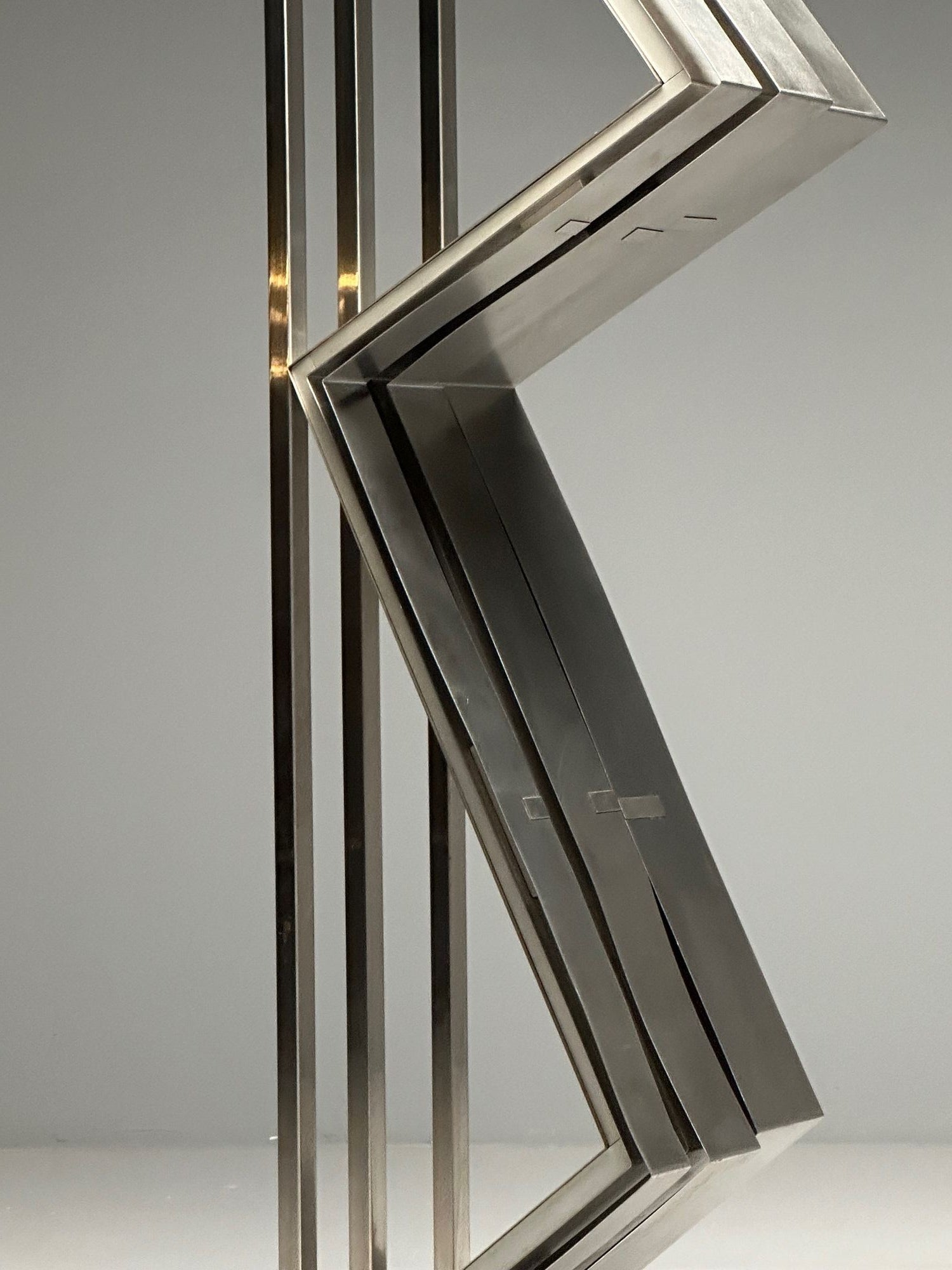 Salvatore Messina, Italian Mid-Century Modern, Abstract Sculpture, Steel, 1970s