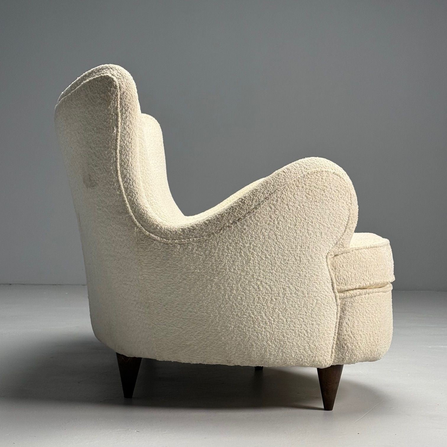 Osvaldo Borsani Attribution, Heart Sofa, Italian Mid-Century Modern, 1950s