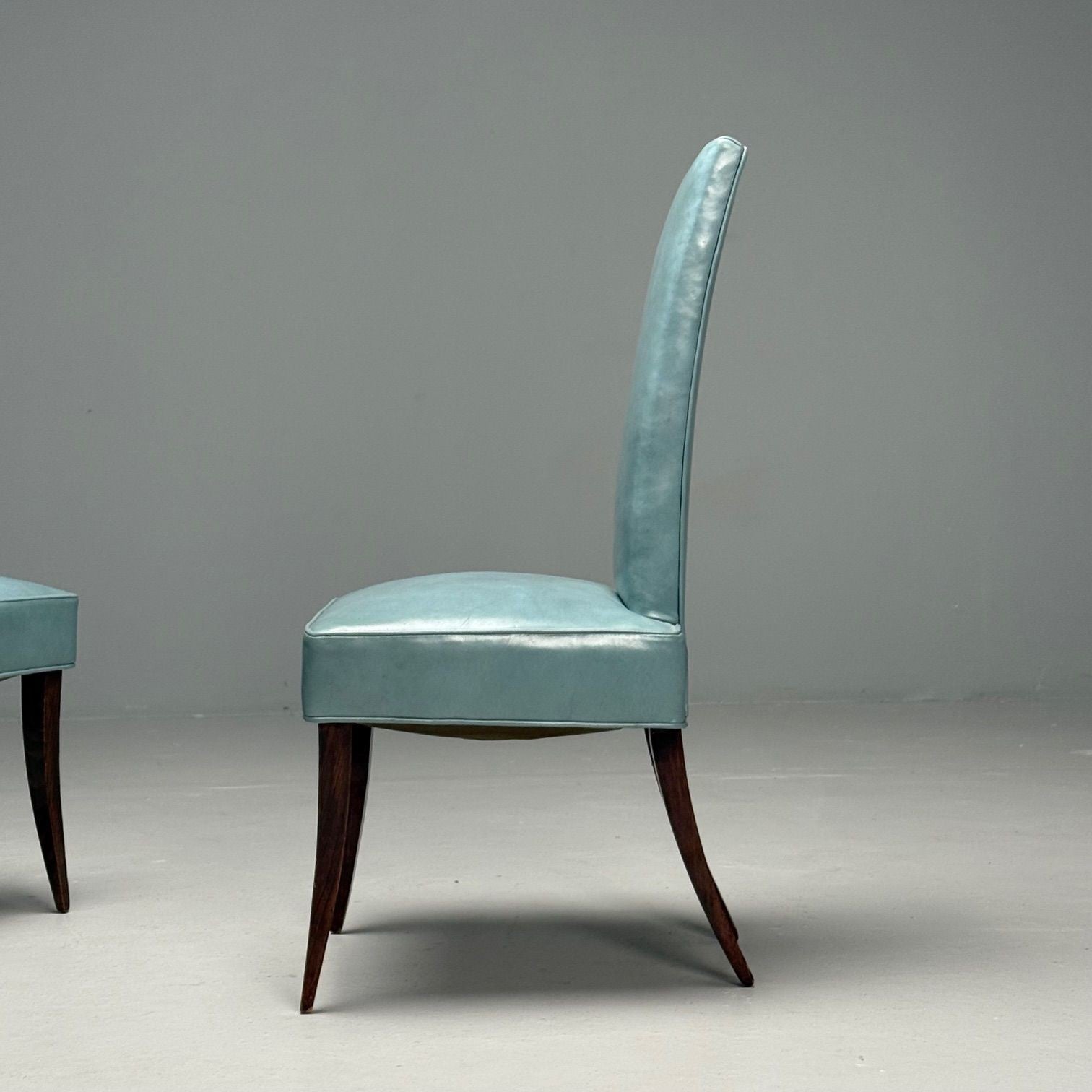 Dunbar, Mid-Century Modern, Occasional Chairs, Leather, Rosewood, 1950s