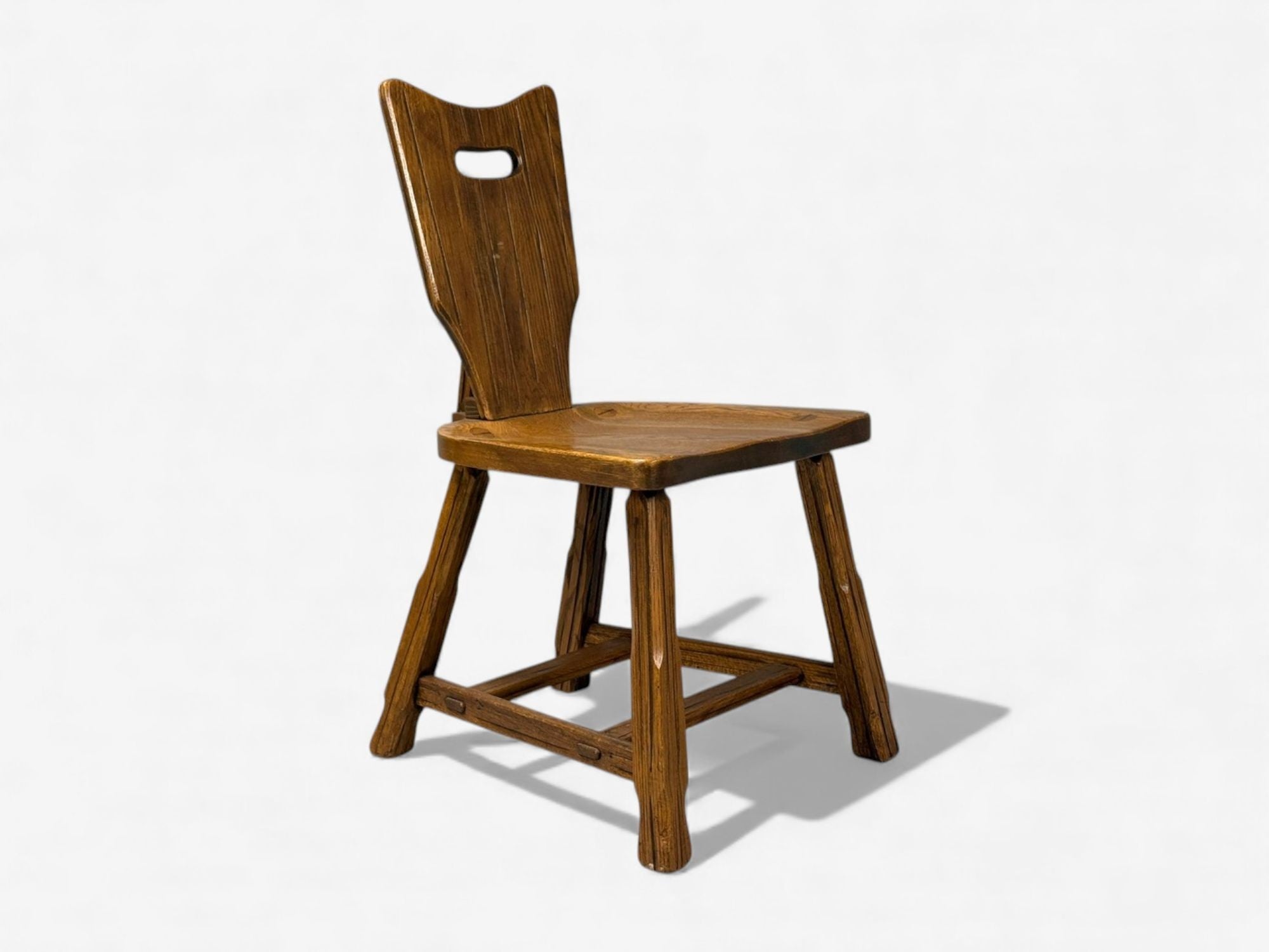 A. Brandt Ranch Oak, Oak, Writing Desk and Chair, USA, 1950s