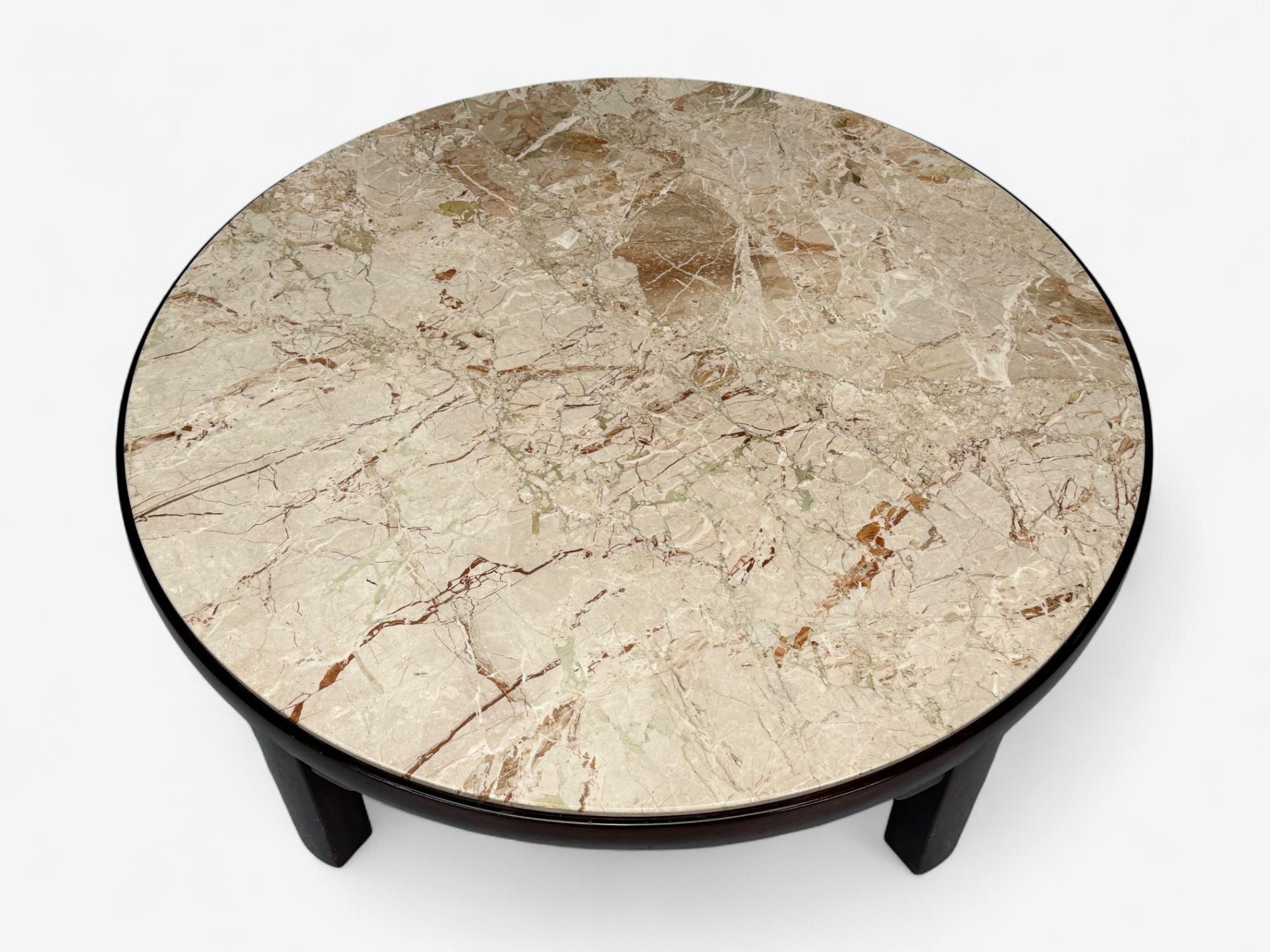 Edward Wormley, Dunbar, Mahogany, Marble, Large Coffee Table, USA, 1940s