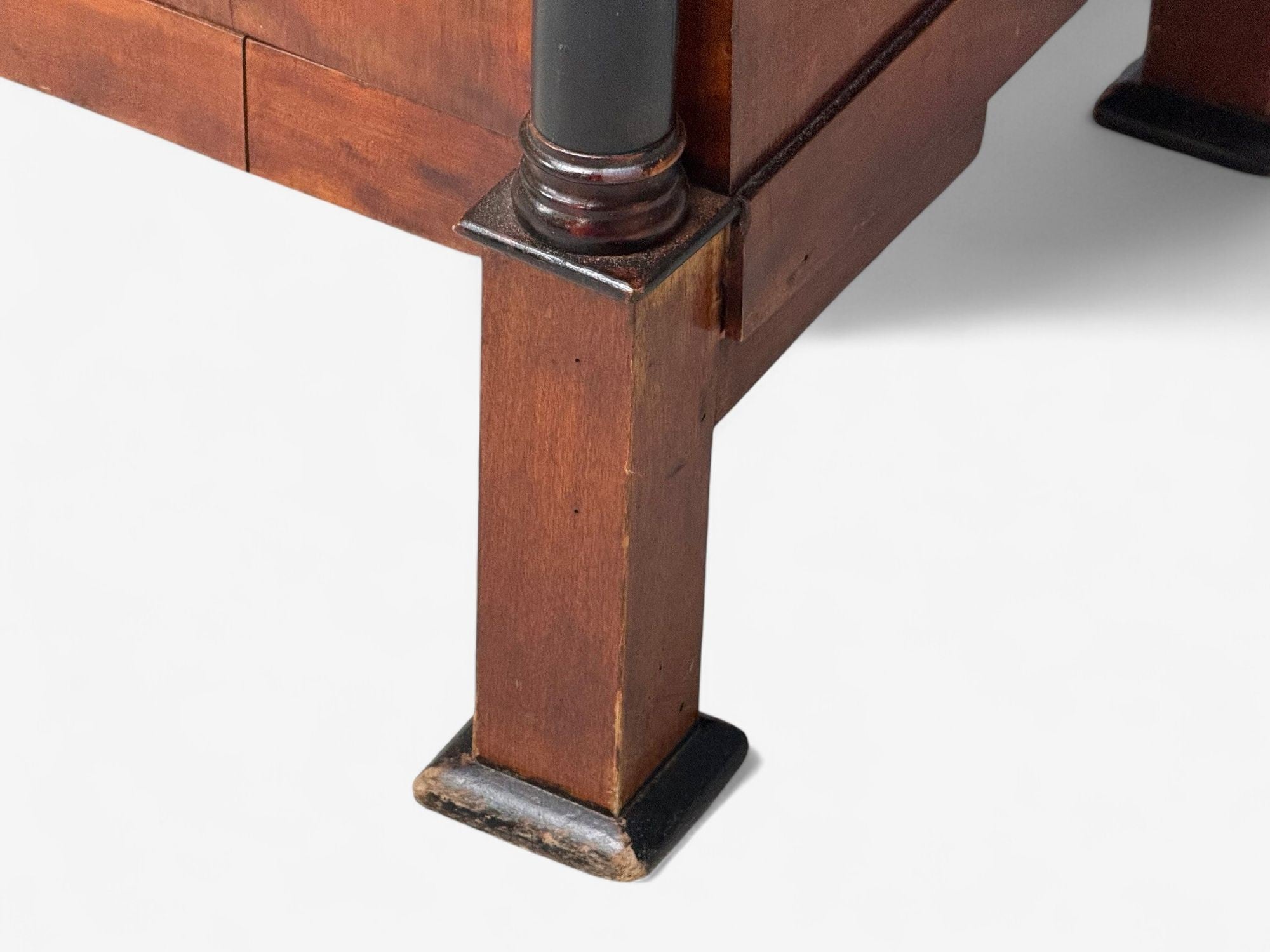 Biedermier, Cherry Wood, Bronze, Ebonized Wood, Cabinet, Germany, 19th c.