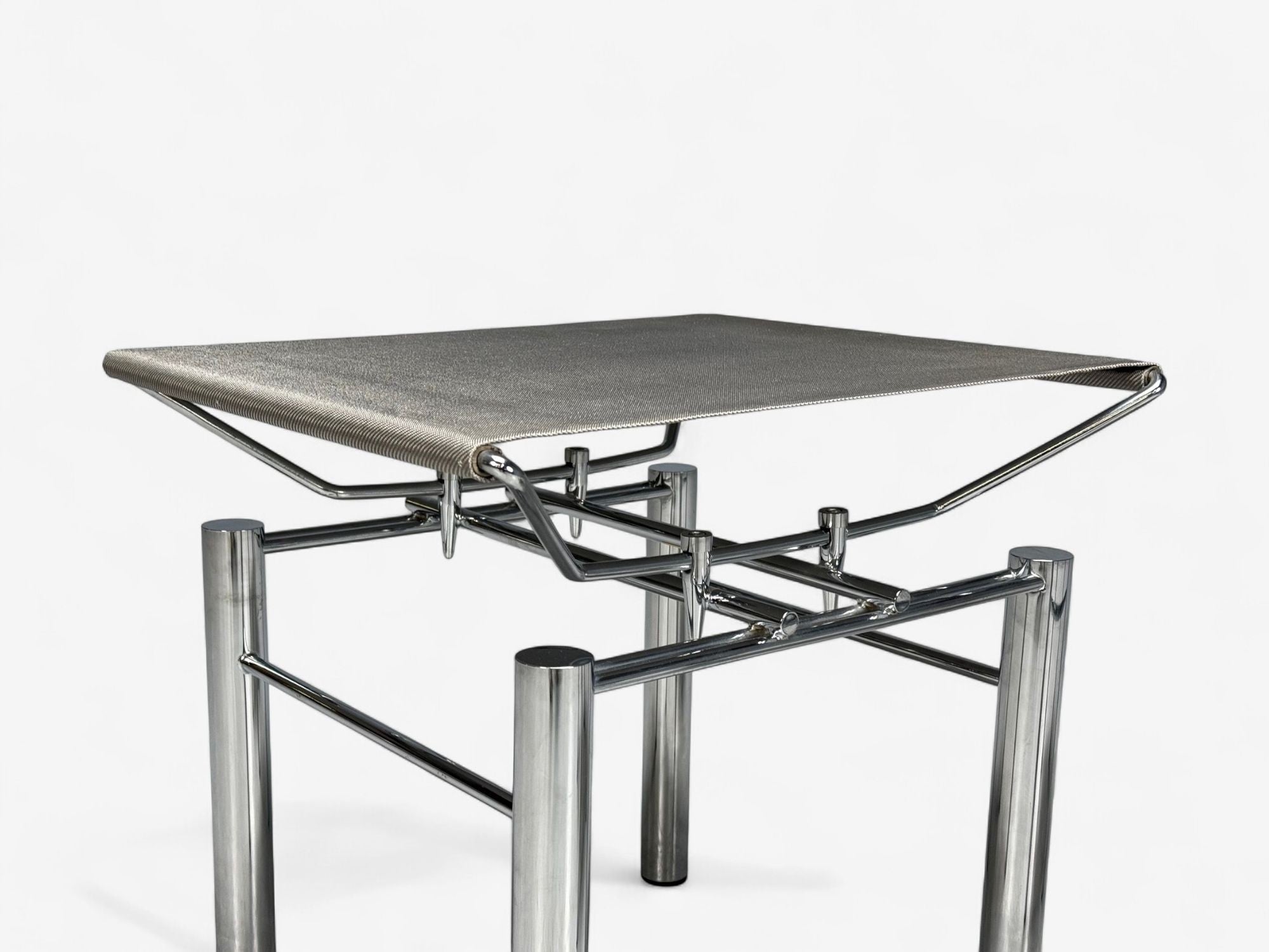 Hans Ullrich Bitsch, Chrome Plated Steel, Aluminum, Stools, Germany, 1980s