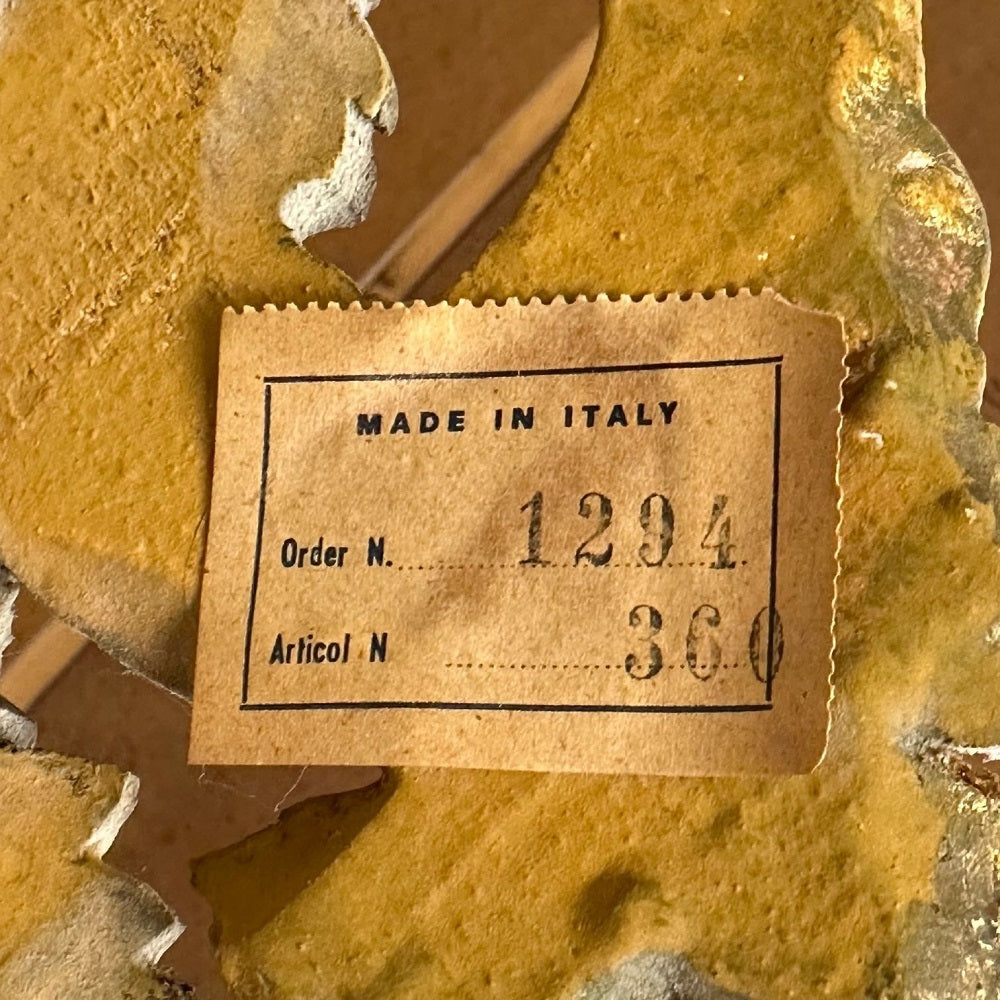 Italian Wall, Console, Mantle or Pier Mirror. 1930s. Gilt Gold, Carved