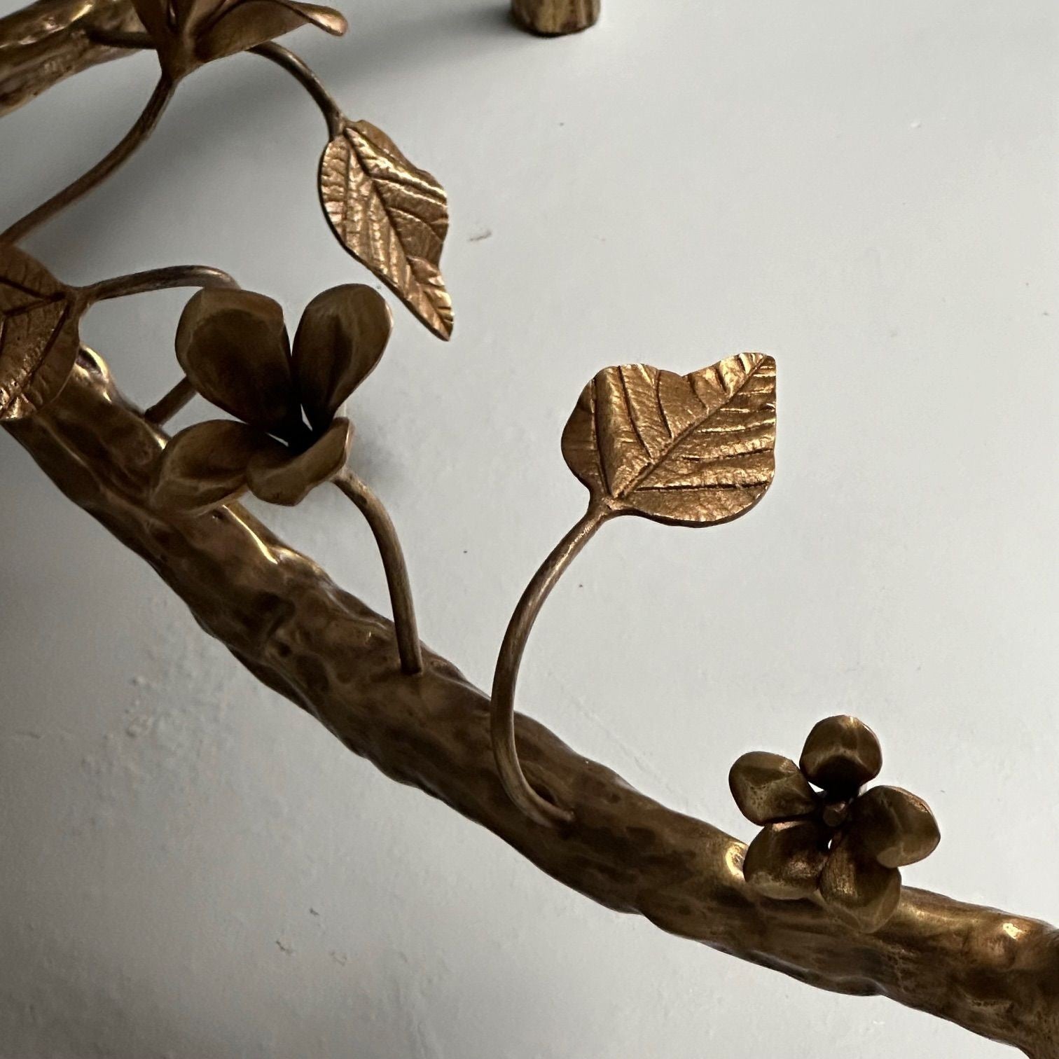 Giacometti Style, Hammered Bronze, Brown Velvet, Occasional Benches