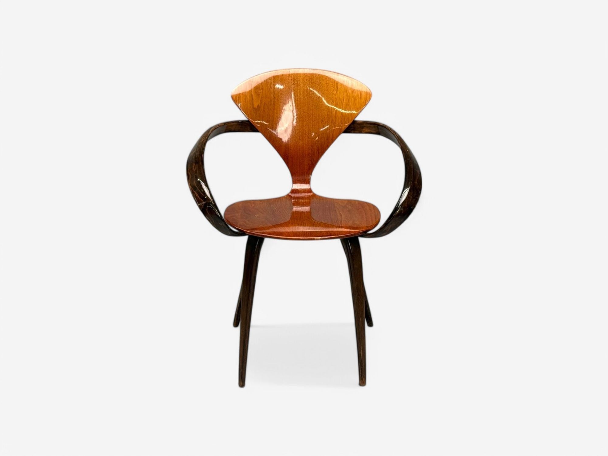 Norman Cherner, Plycraft, Mid-Century Modern, Pretzel Dining Chairs, USA, 1960s