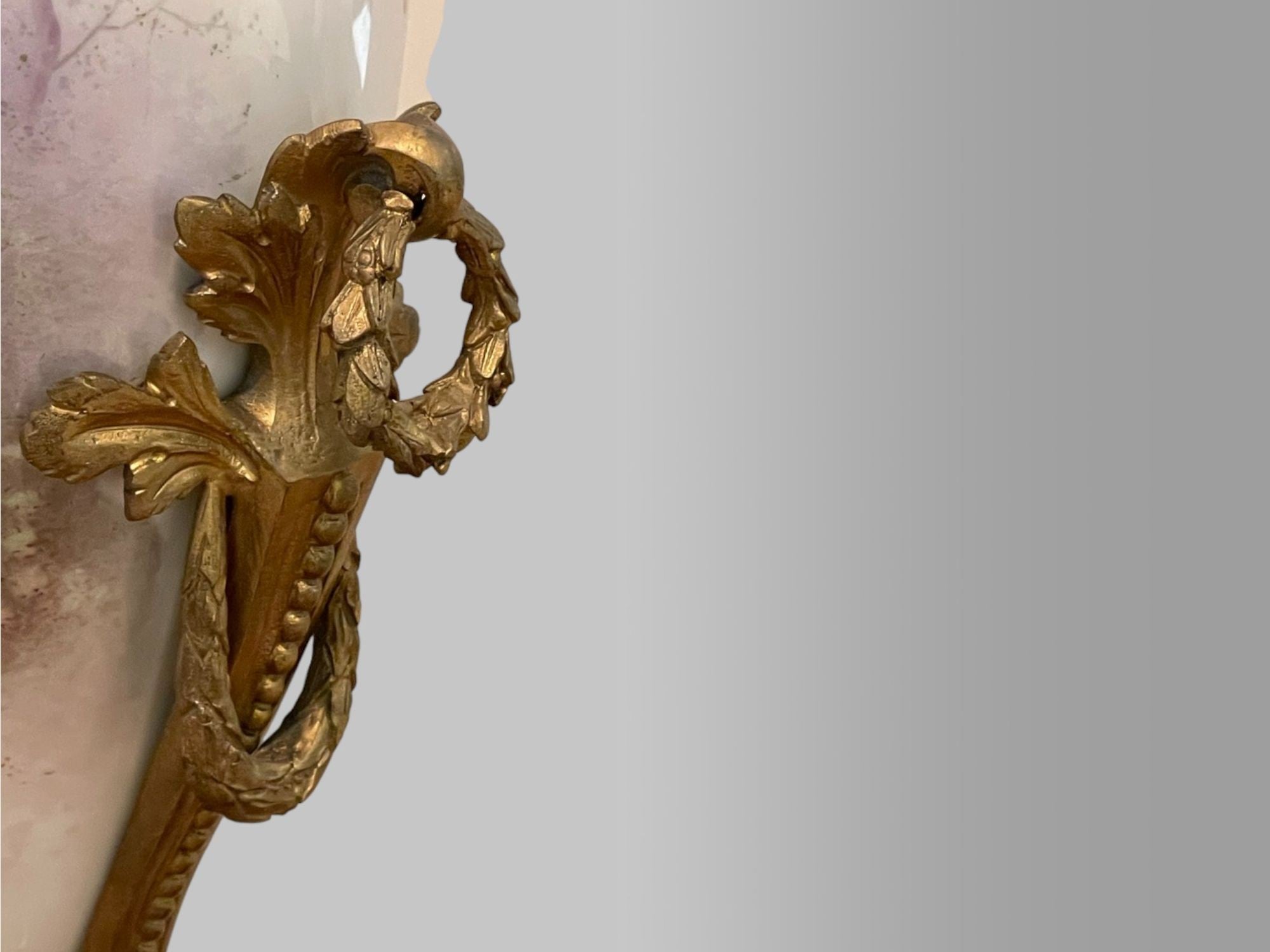 Sevres Style, Porcelain, Bronze, Urn with Allegory Scene of Nude Woman, 1930s