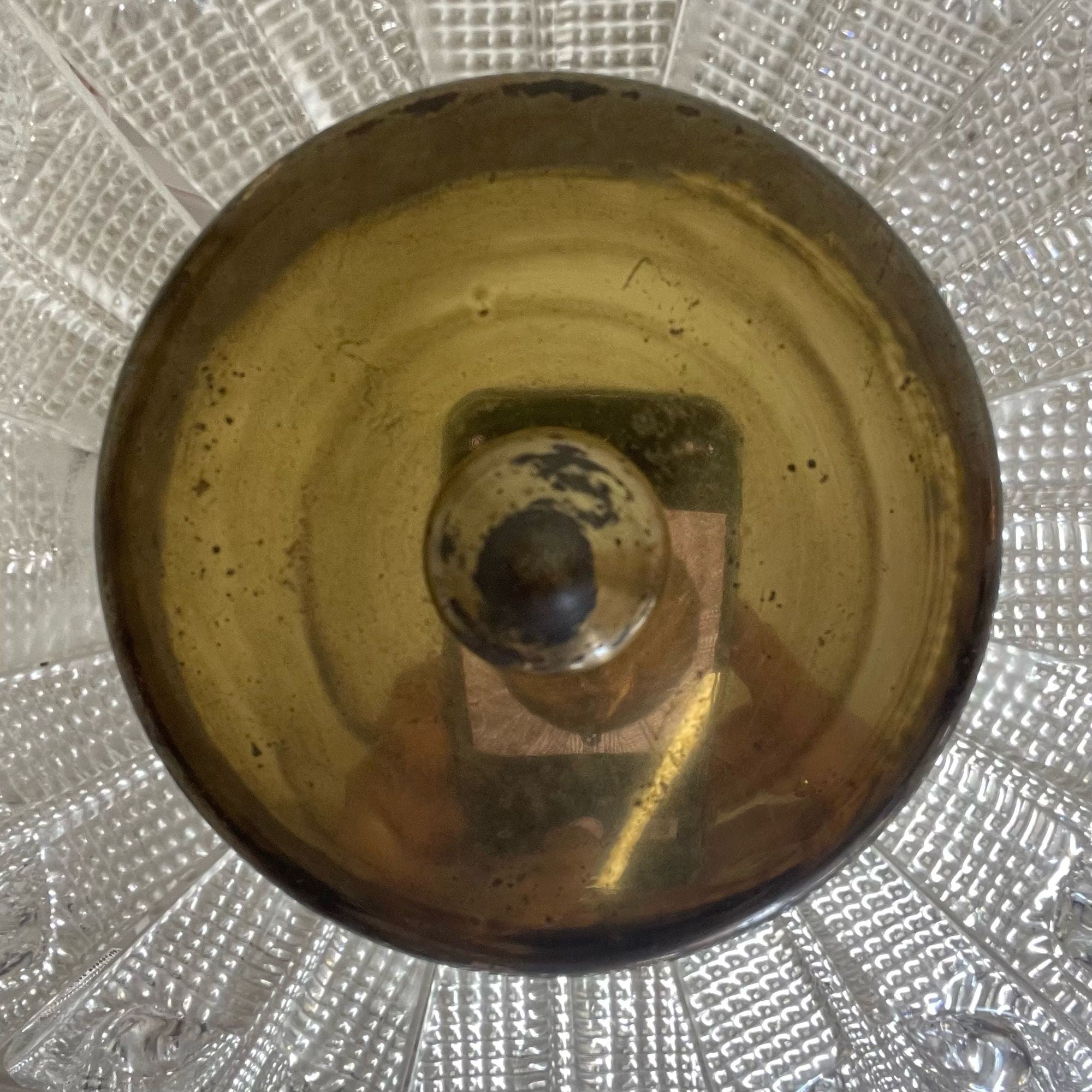 Carl Fagerlund, Swedish Modern, Slumped Glass, Pendant Light, Sweden, 1940s