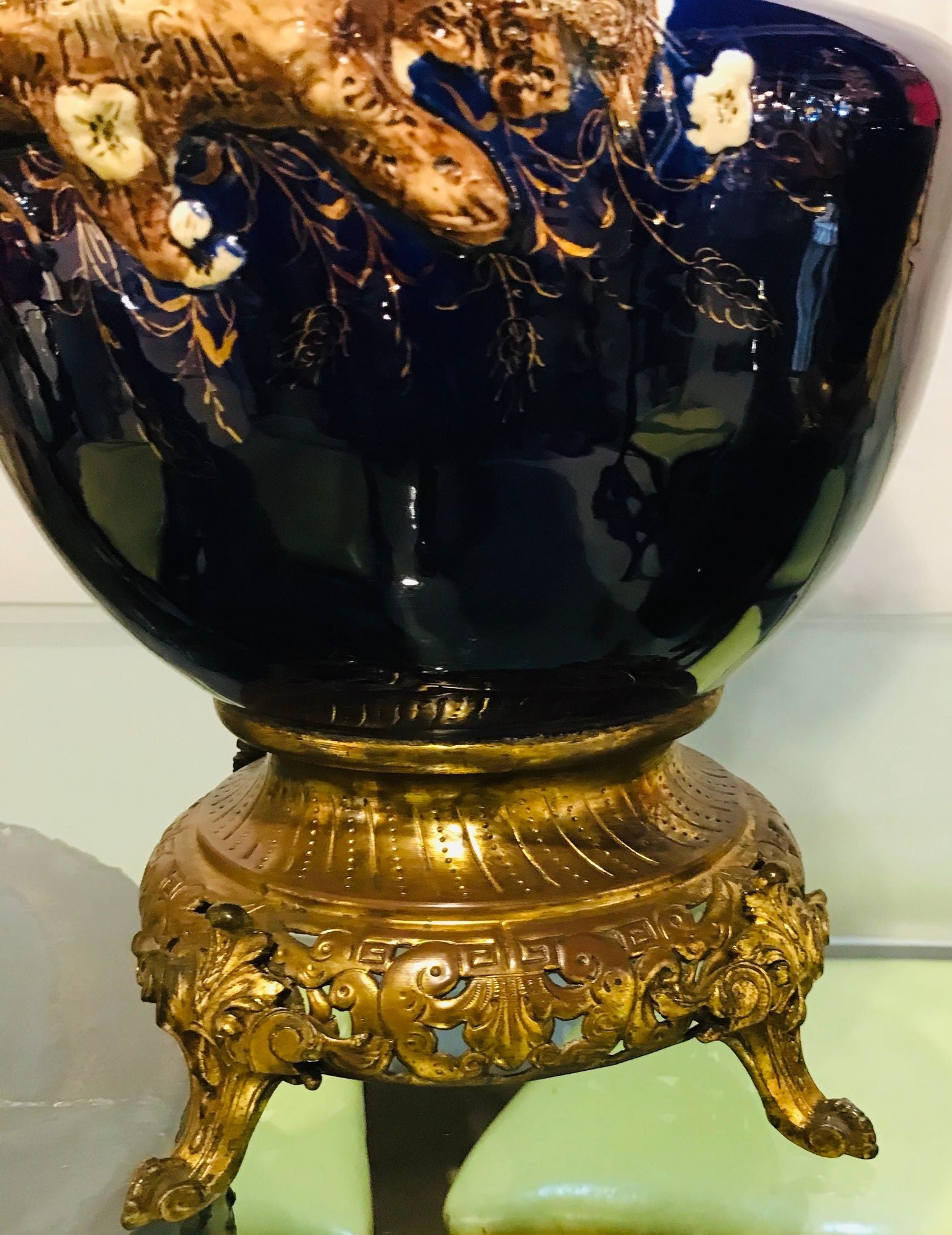 Two Large Porcelain French 19th-20th Century Figurative Vases or Male & Female