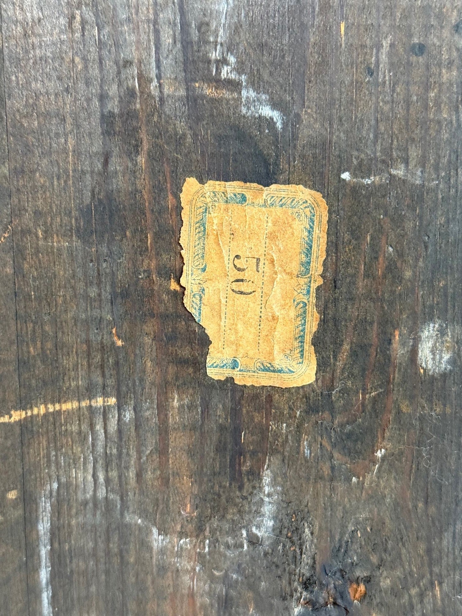 Baroque, Ebonized Wood, Dutch Ripple Frame, Large Wall Mirror, 19th C.