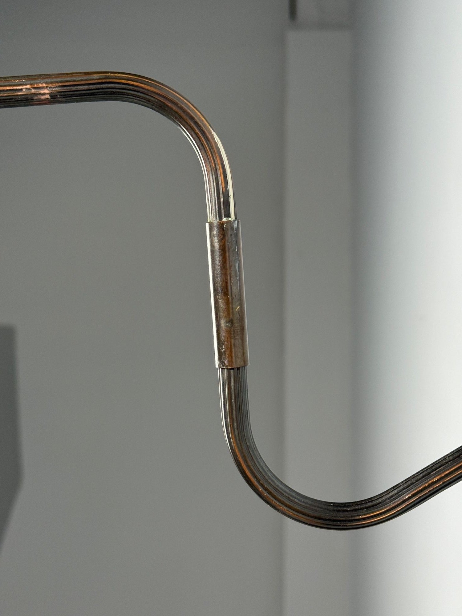 Swedish Modern, Adjustable Wall Light, Copper, Sweden, 1970s