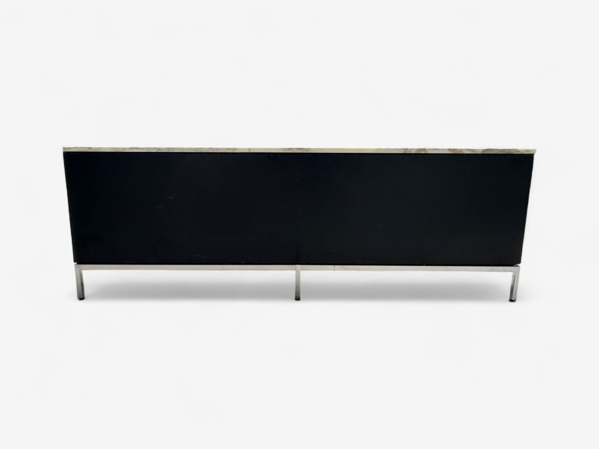 Florence Knoll, Rosewood, Chrome, Marble, Sideboard, USA, 1960s