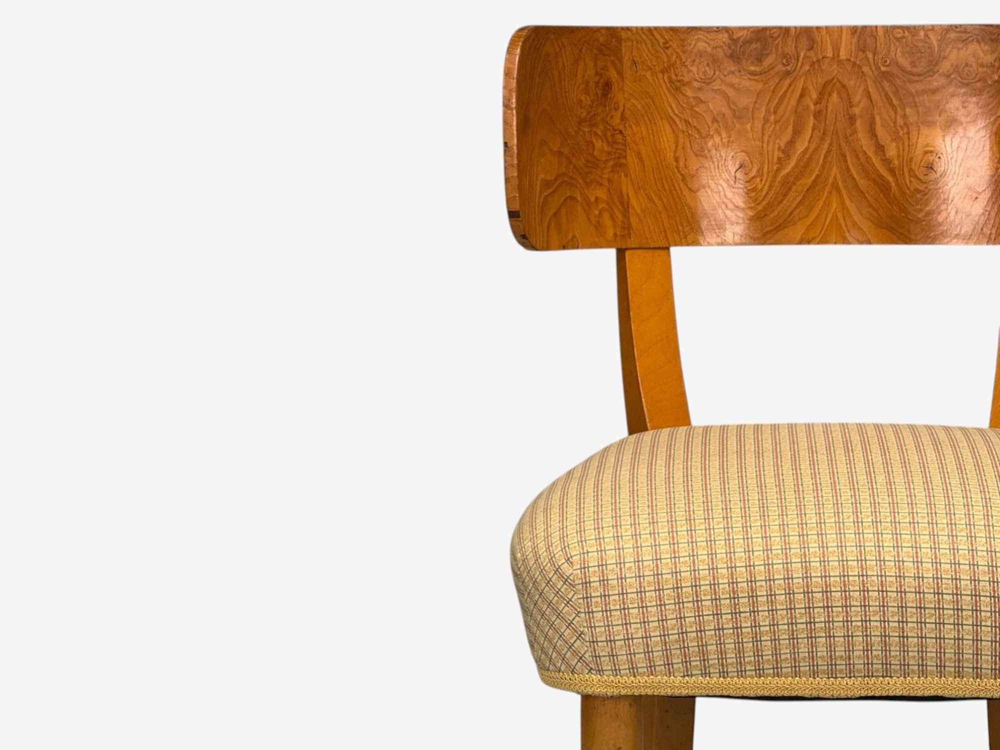 Axel Einar Hjorth, Nordiska Kompaniet, Birch, Rare Birka Chairs, Sweden, 1930s