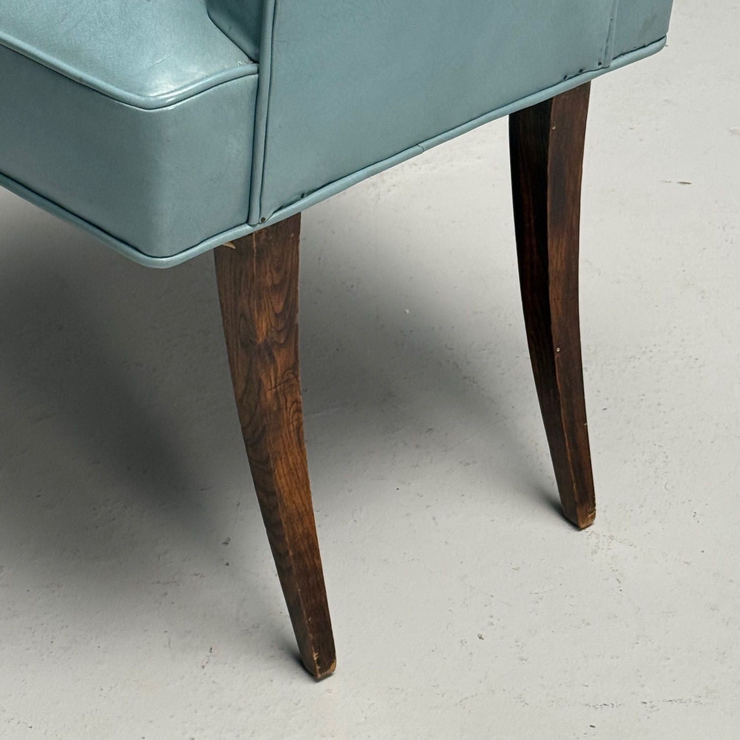 Dunbar, Mid-Century Modern, Occasional Chairs, Leather, Rosewood, 1950s