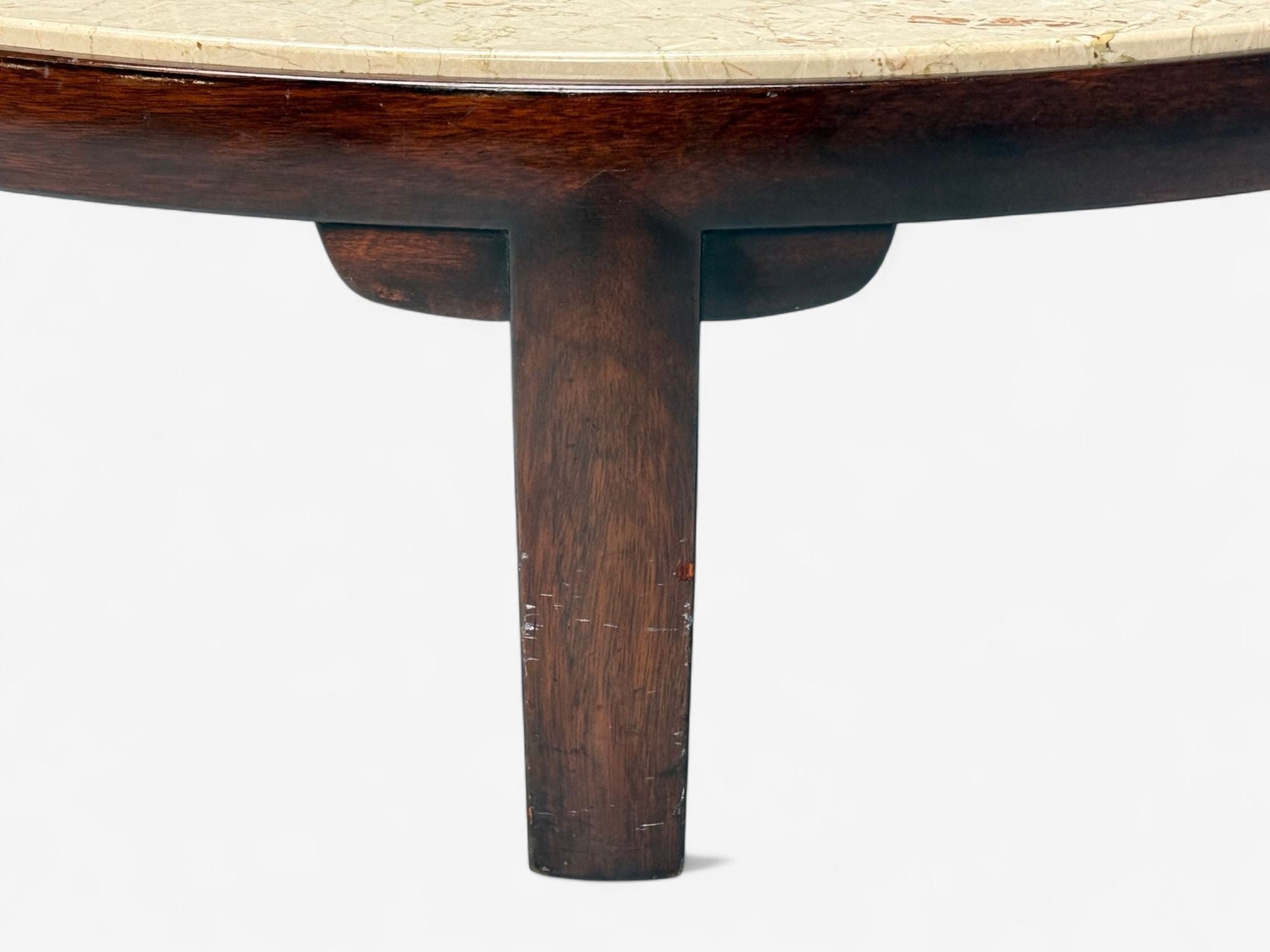Edward Wormley, Dunbar, Mahogany, Marble, Large Coffee Table, USA, 1940s