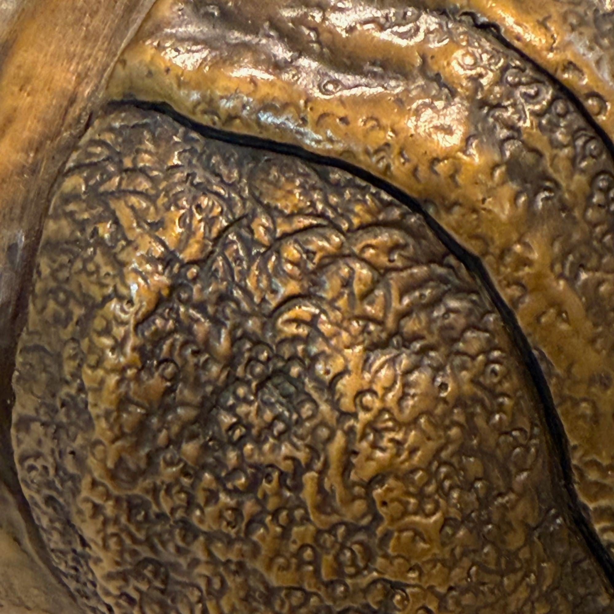 Modern Asian Rhino Sculpture, Hot Cast Bronze, American, 21st C.