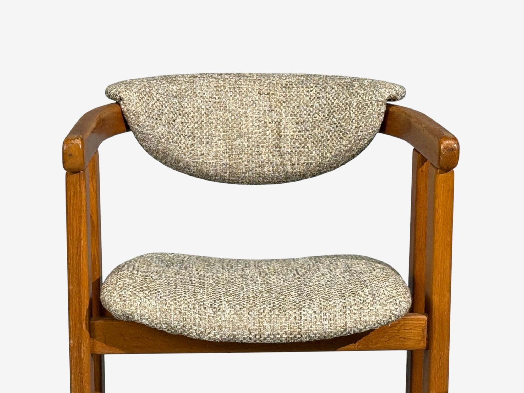 German Modern, Occasional Chairs, Tweed, Beech, Germany, 1960s