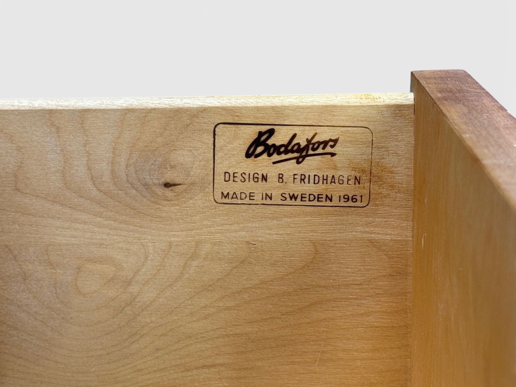 Bertil Fridhagen, Swedish Modern, Writing Desk or Vanity, Teak, Sweden, 1960s