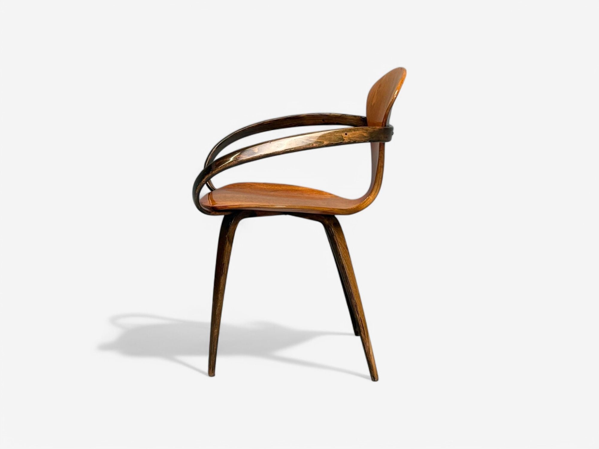 Norman Cherner, Plycraft, Mid-Century Modern, Pretzel Dining Chairs, USA, 1960s