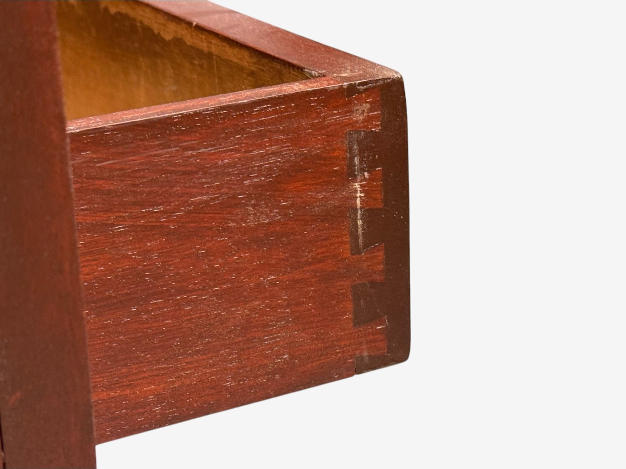 Eugene Printz, French Art Deco, Mahogany, Rare Asymmetric Desk, France, c. 1925