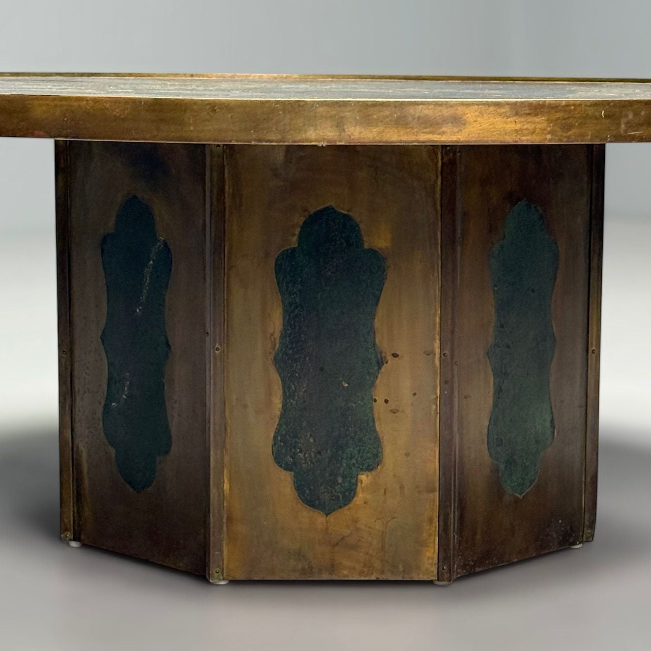 Philip and Kelvin Laverne, Mid-Century Modern, Chan Coffee Table, Bronze, 1960s